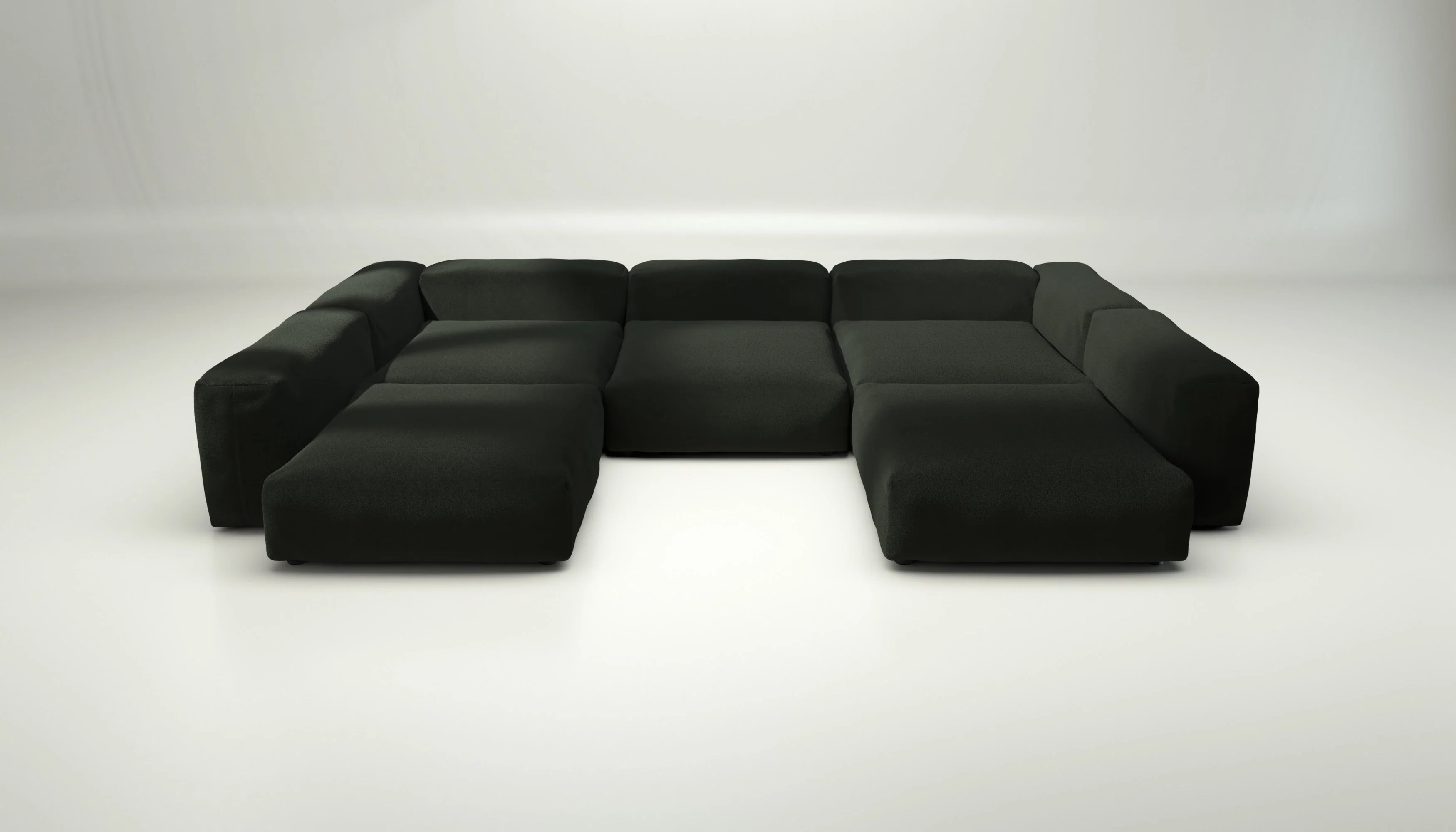 vetsak | Sofa Set 06 - Loop Loop - Mousse | Modulares Sofa | 6.5 Sitzer | Big Sofa | U Sofa | Ecksofa - Image 2