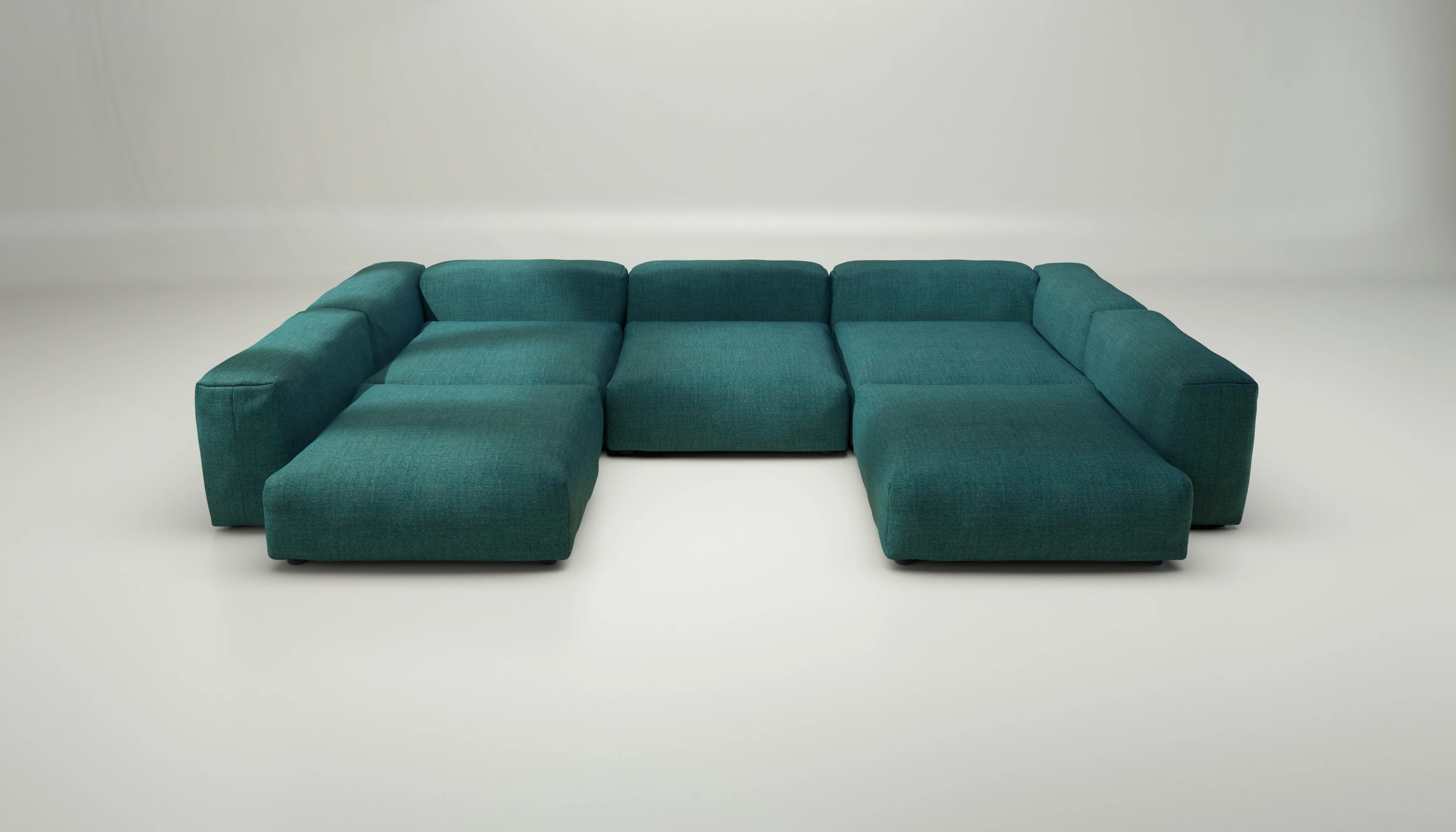 vetsak | Sofa Set 06 - Pique - Cedar | Modular Sofa | 6.5 Seater | Big Sofa | U-Shape | Corner Sofa - Image 2