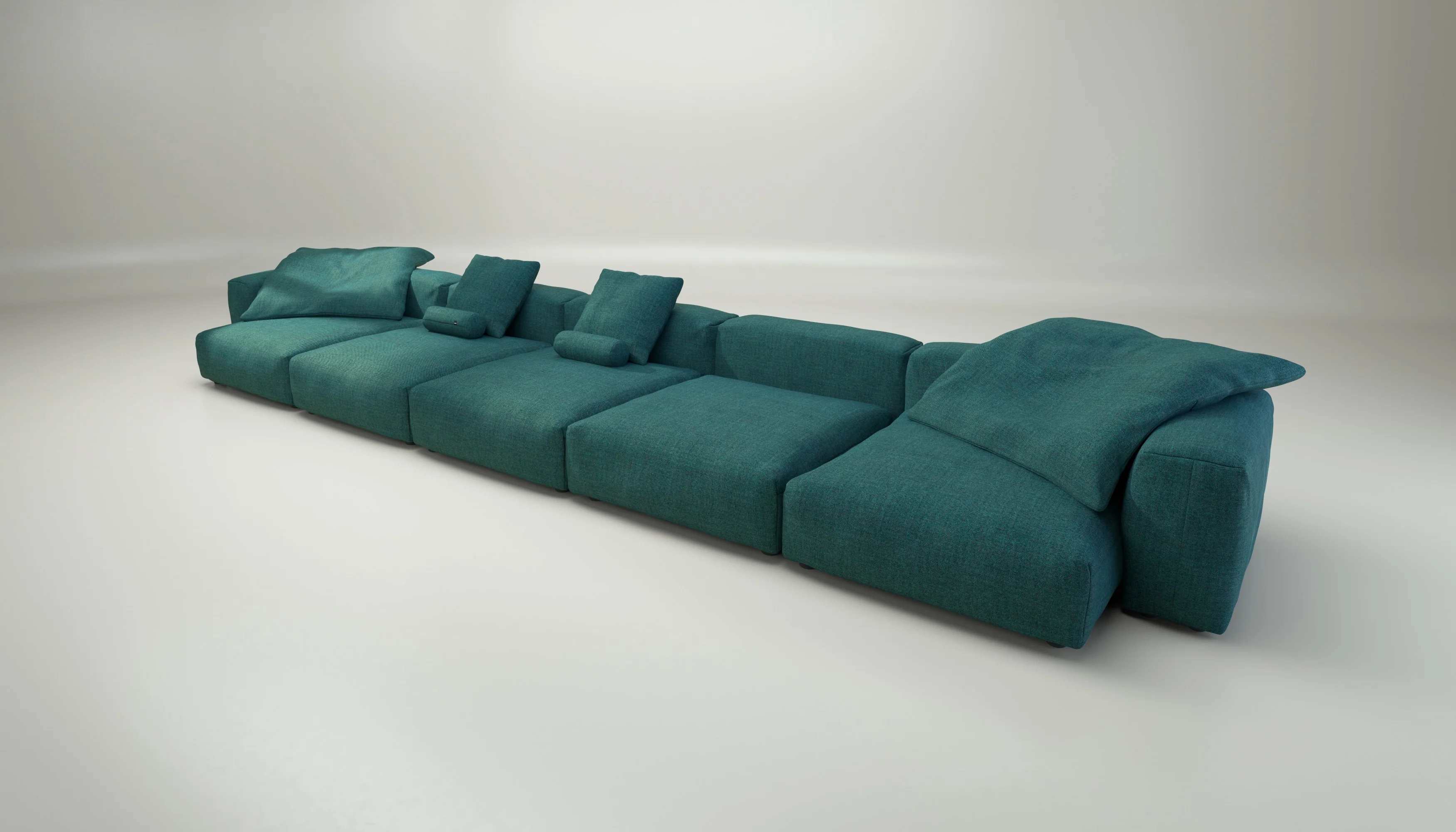 vetsak | Sofa Set 06 - Pique - Cedar | Modular Sofa | 6.5 Seater | Big Sofa | U-Shape | Corner Sofa - Image 4