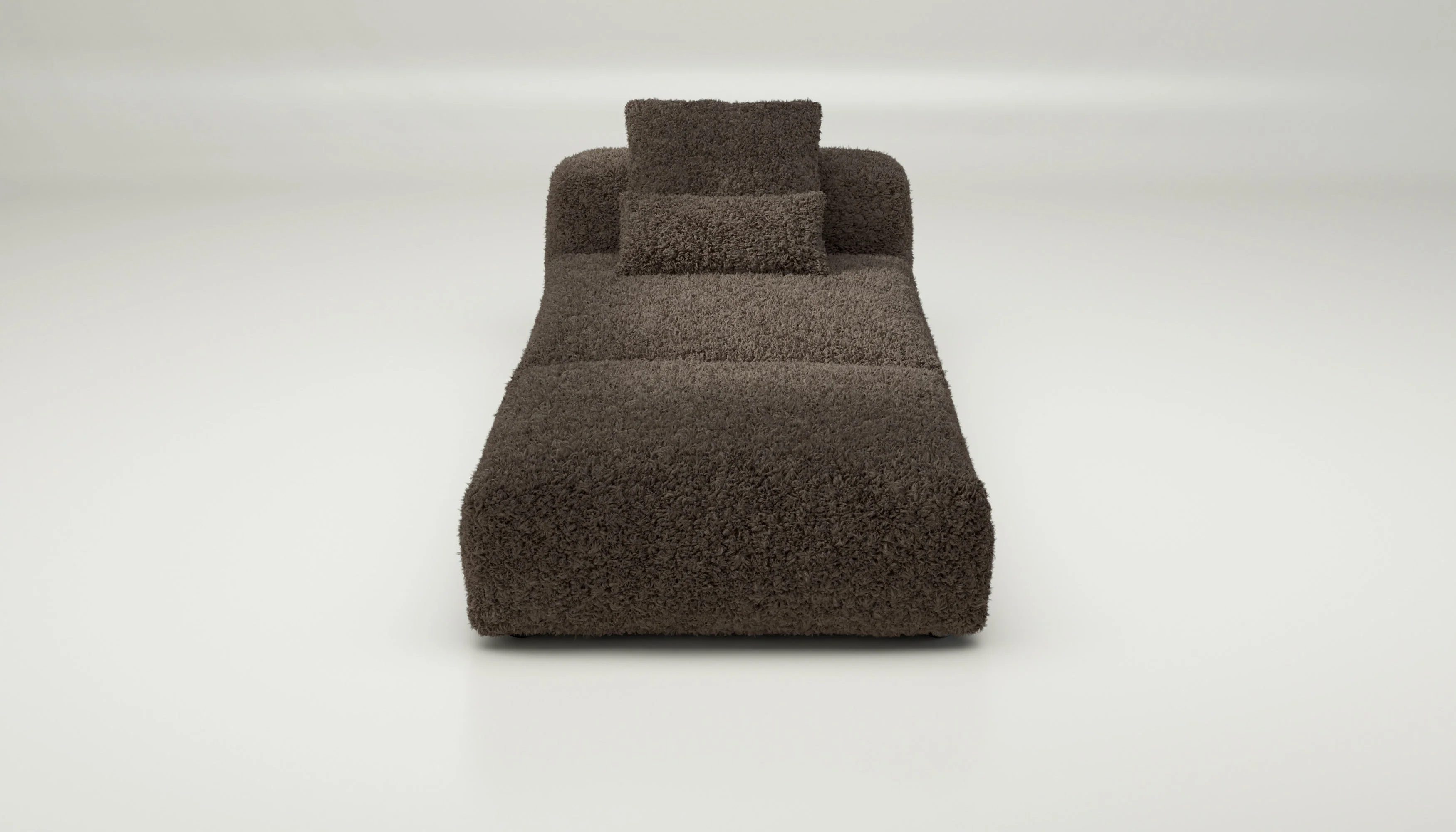 vetsak | Sofa Set 07 - Sun Lounger - Doodle - Cacao | Modulares Sofa | 2 Sitzer | Daybed | Chaiselounge