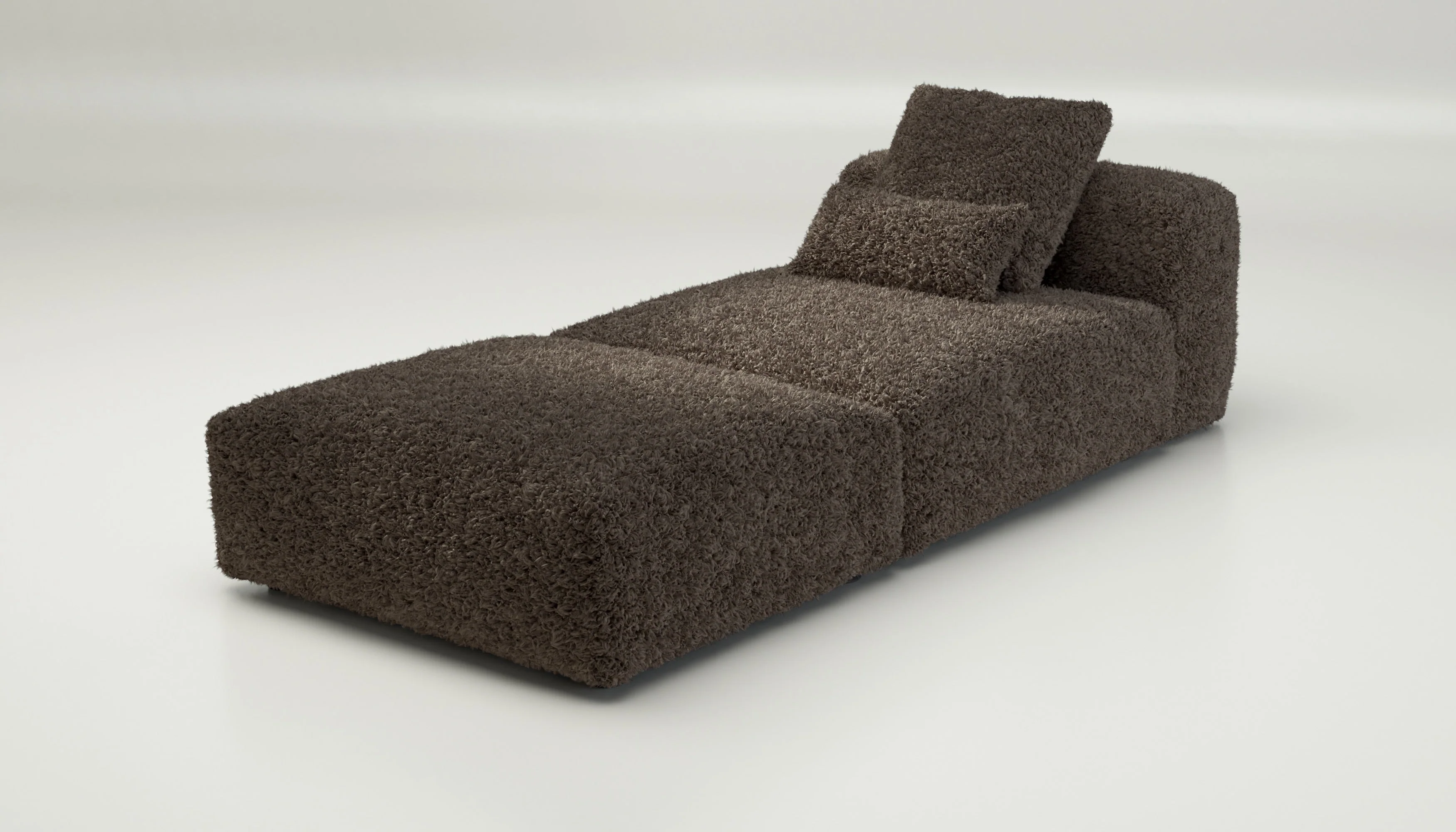 vetsak | Sofa Set 07 - Sun Lounger - Doodle - Cacao | Modulares Sofa | 2 Sitzer | Daybed | Chaiselounge - Image 3
