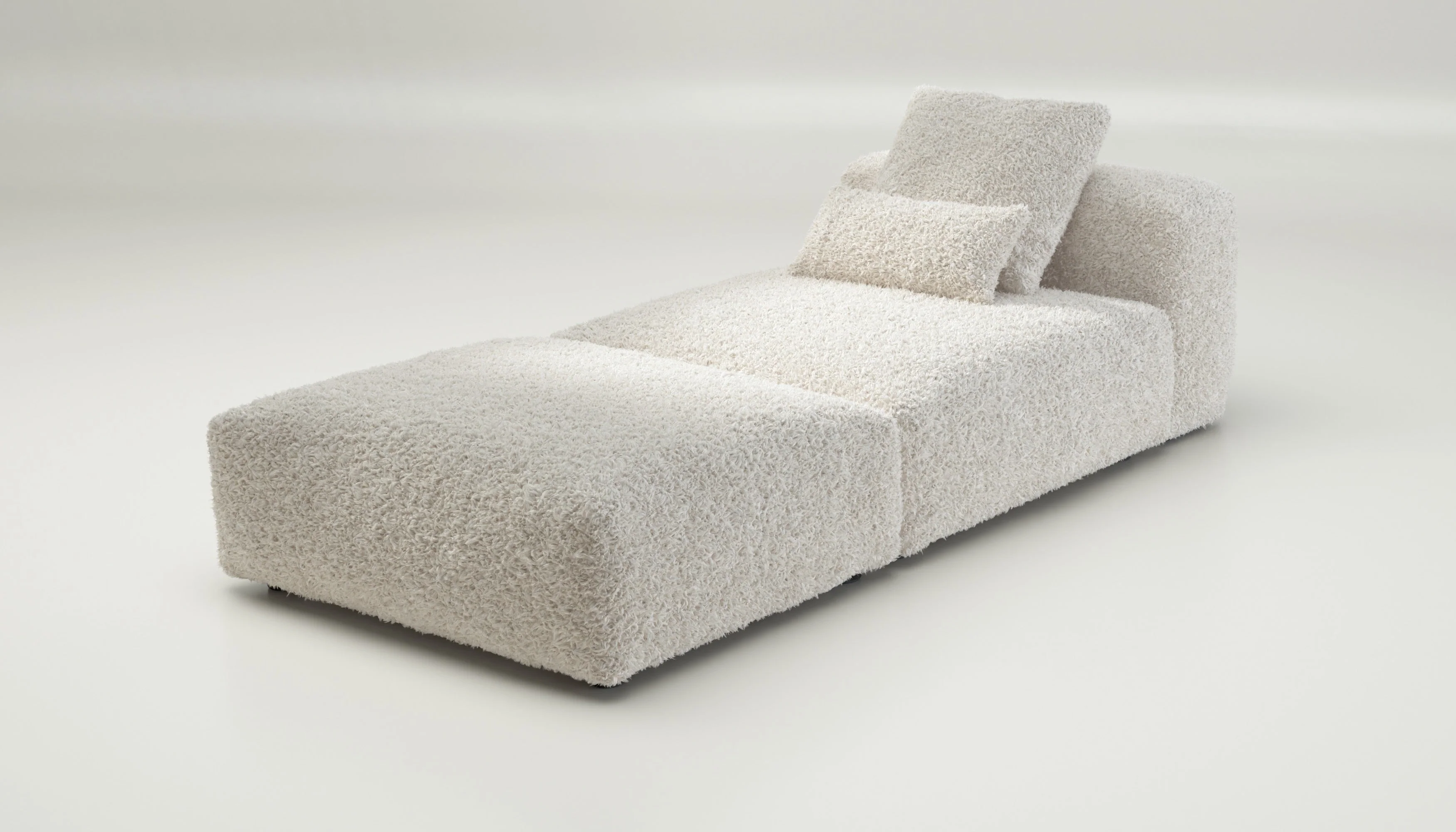 vetsak | Sofa Set 07 - Sun Lounger - Doodle - Creme | Modulares Sofa | 2 Sitzer | Daybed | Chaiselounge - Image 3