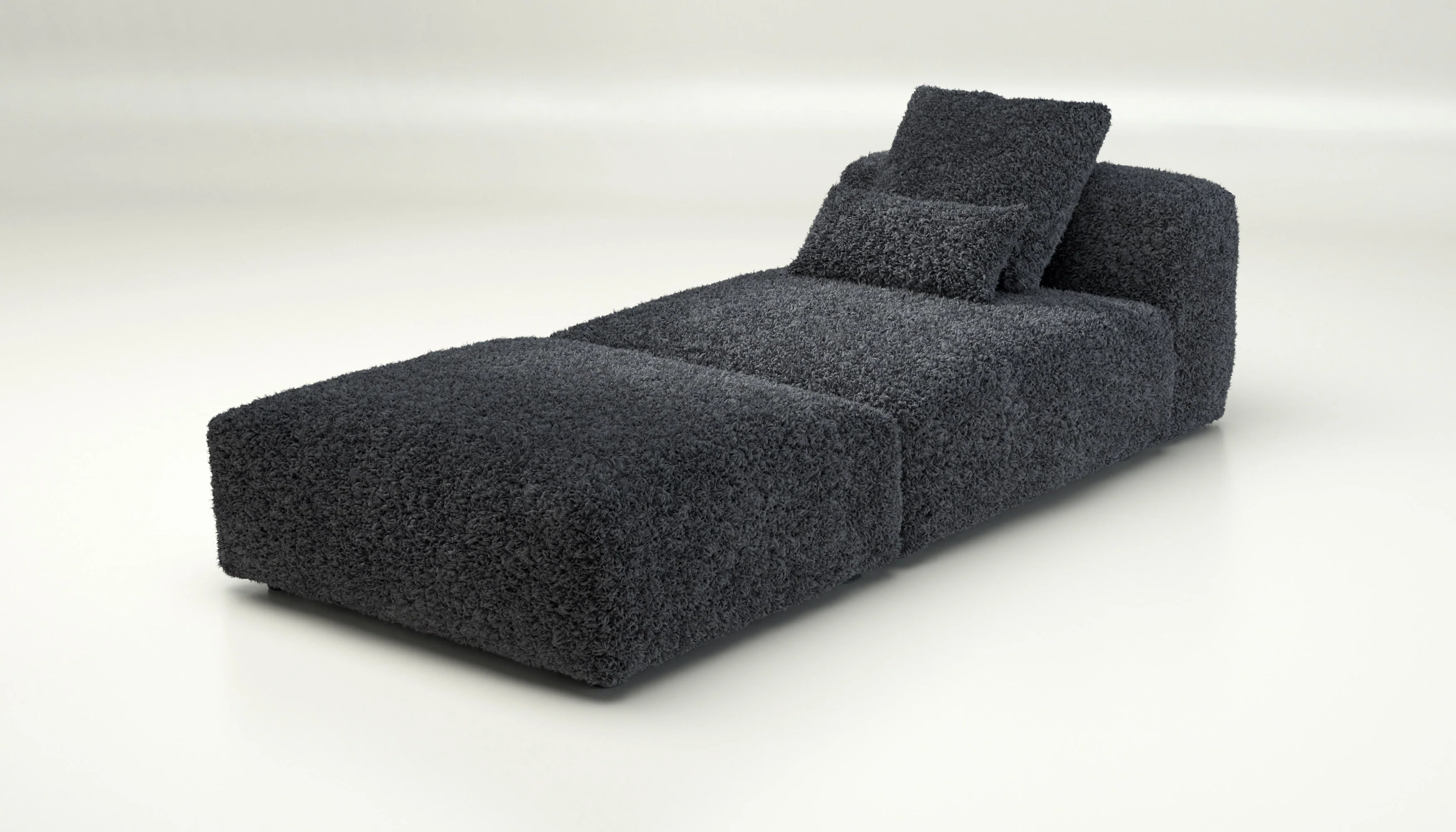 vetsak | Sofa Set 07 - Sun Lounger - Doodle - Dark Grey | Modulares Sofa | 2 Sitzer | Daybed | Chaiselounge - Image 3
