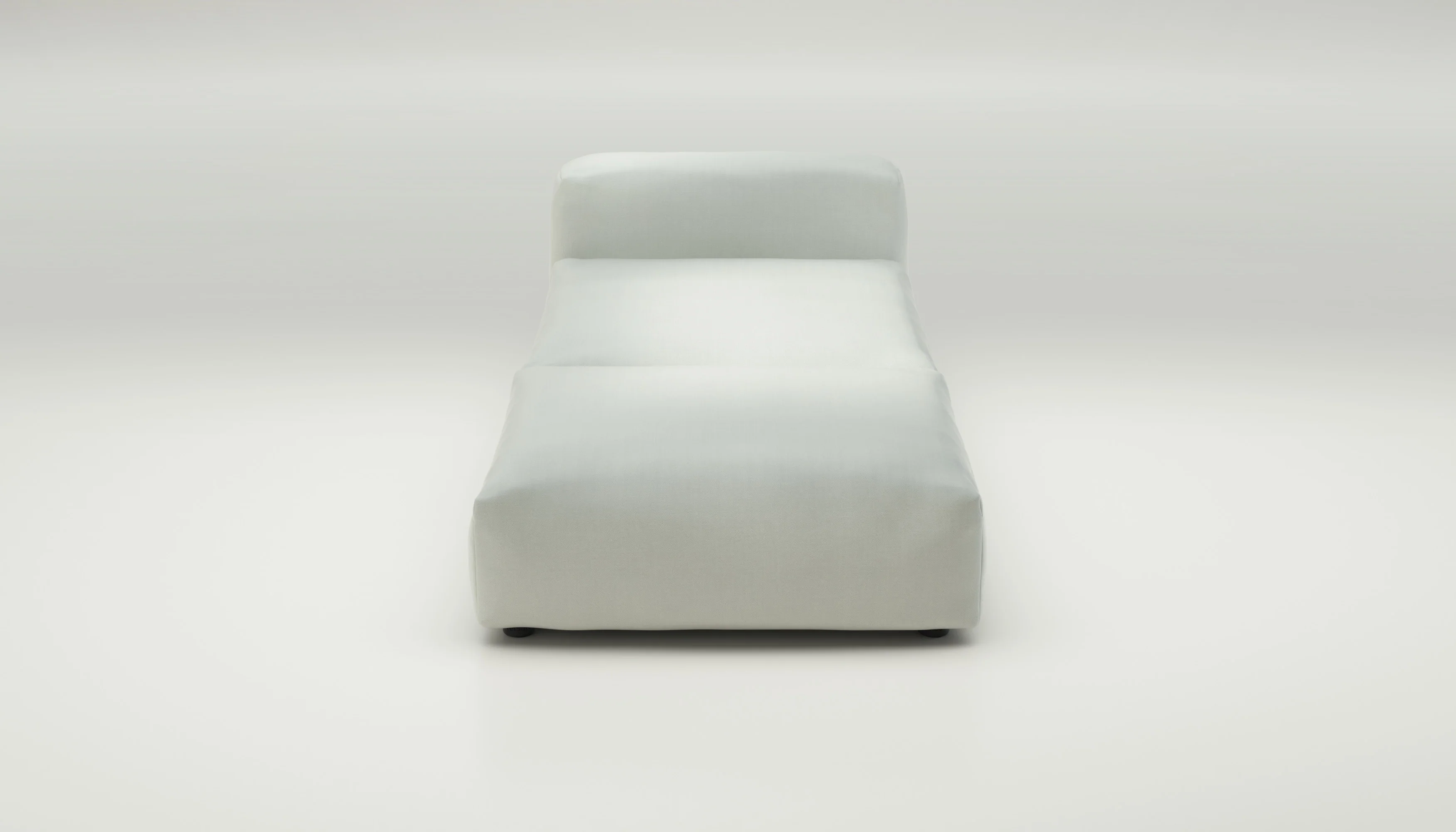 vetsak | Sofa Set 07 - Sun Lounger - Herringbone - Creme | Modulares Sofa | 2 Sitzer | Daybed | Chaiselounge - Image 2