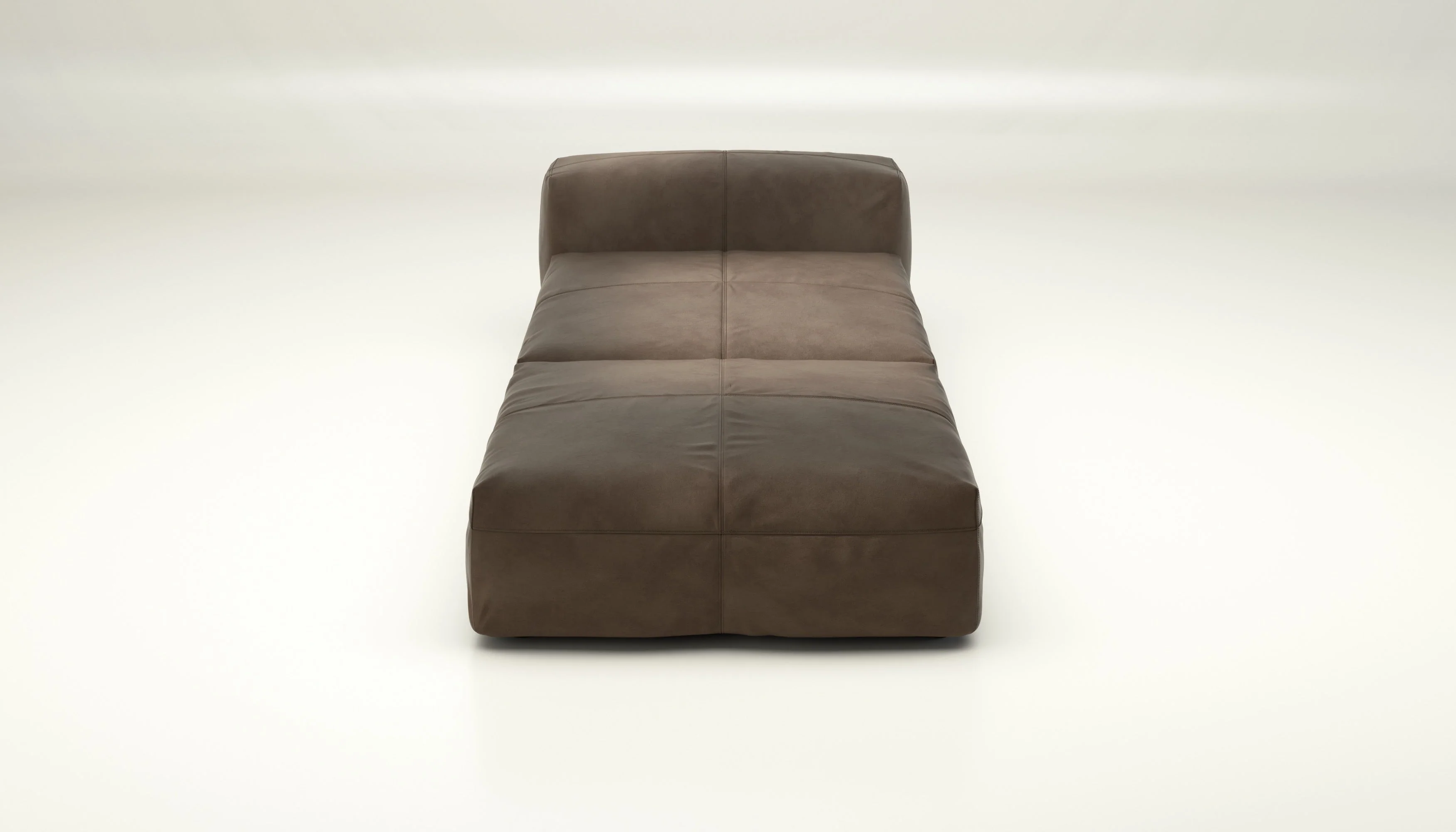 vetsak | Sofa Set 07 - Sun Lounger - leather - cacao | Modulares Sofa | 2 Sitzer | Daybed | Chaiselounge - Image 2