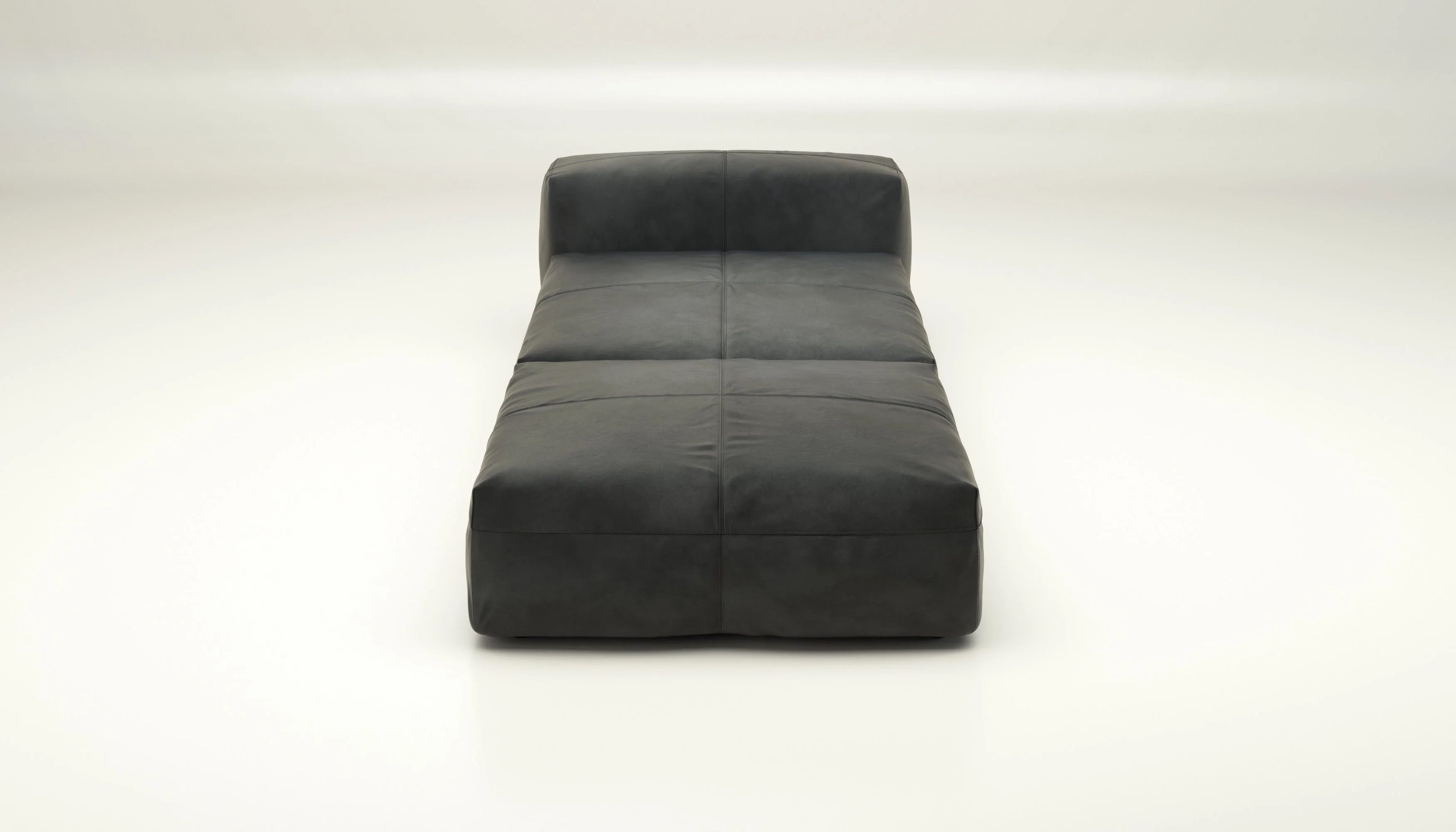 vetsak | Sofa Set 07 - Sun Lounger - Leather - Cacao | Modulares Sofa | 2 Sitzer | Daybed | Chaiselounge - Image 2