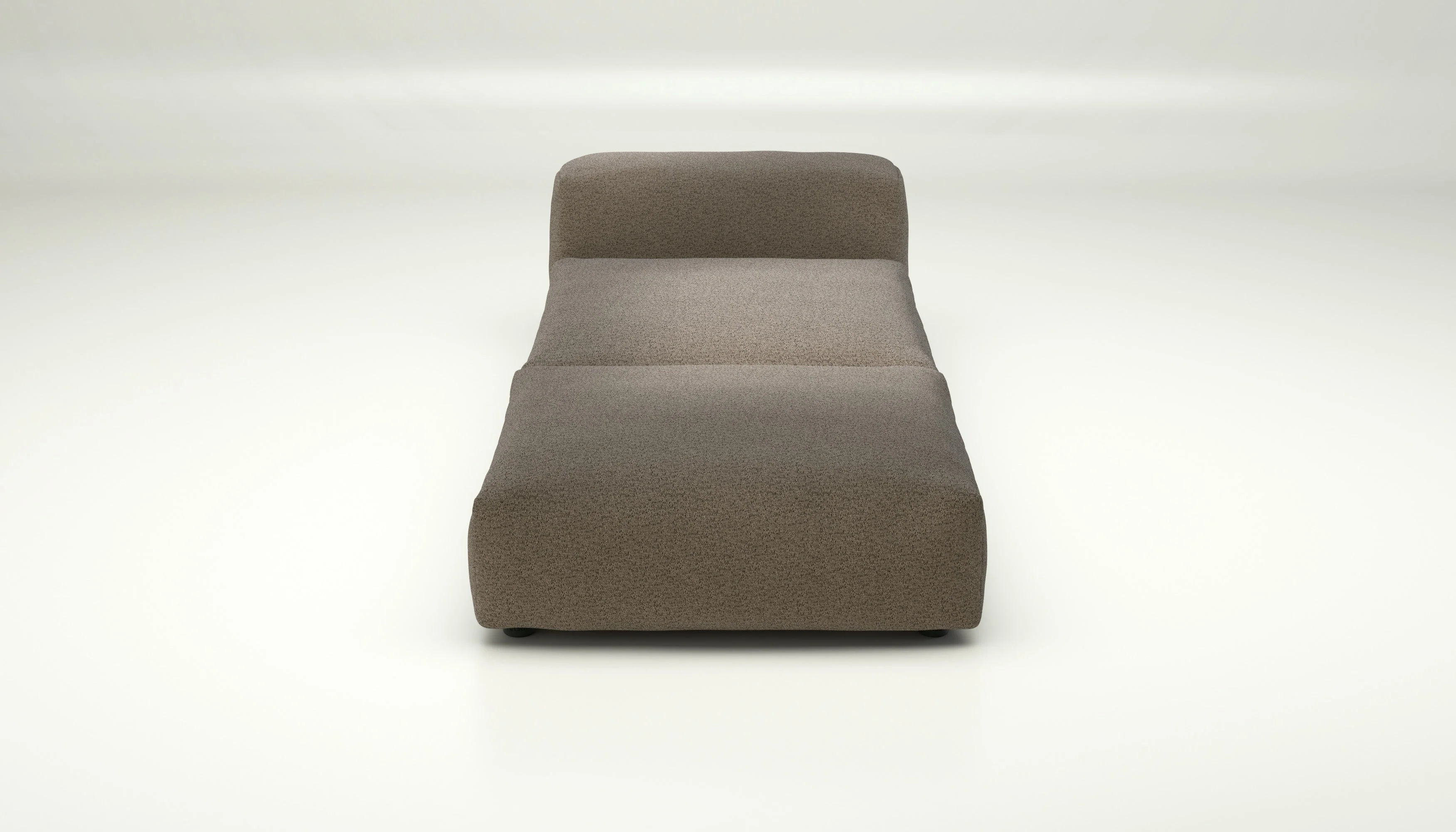 vetsak | Sofa Set 07 - Sun Lounger - Loop Loop - Taupe | Modulares Sofa | 2 Sitzer | Daybed | Chaiselounge - Image 2