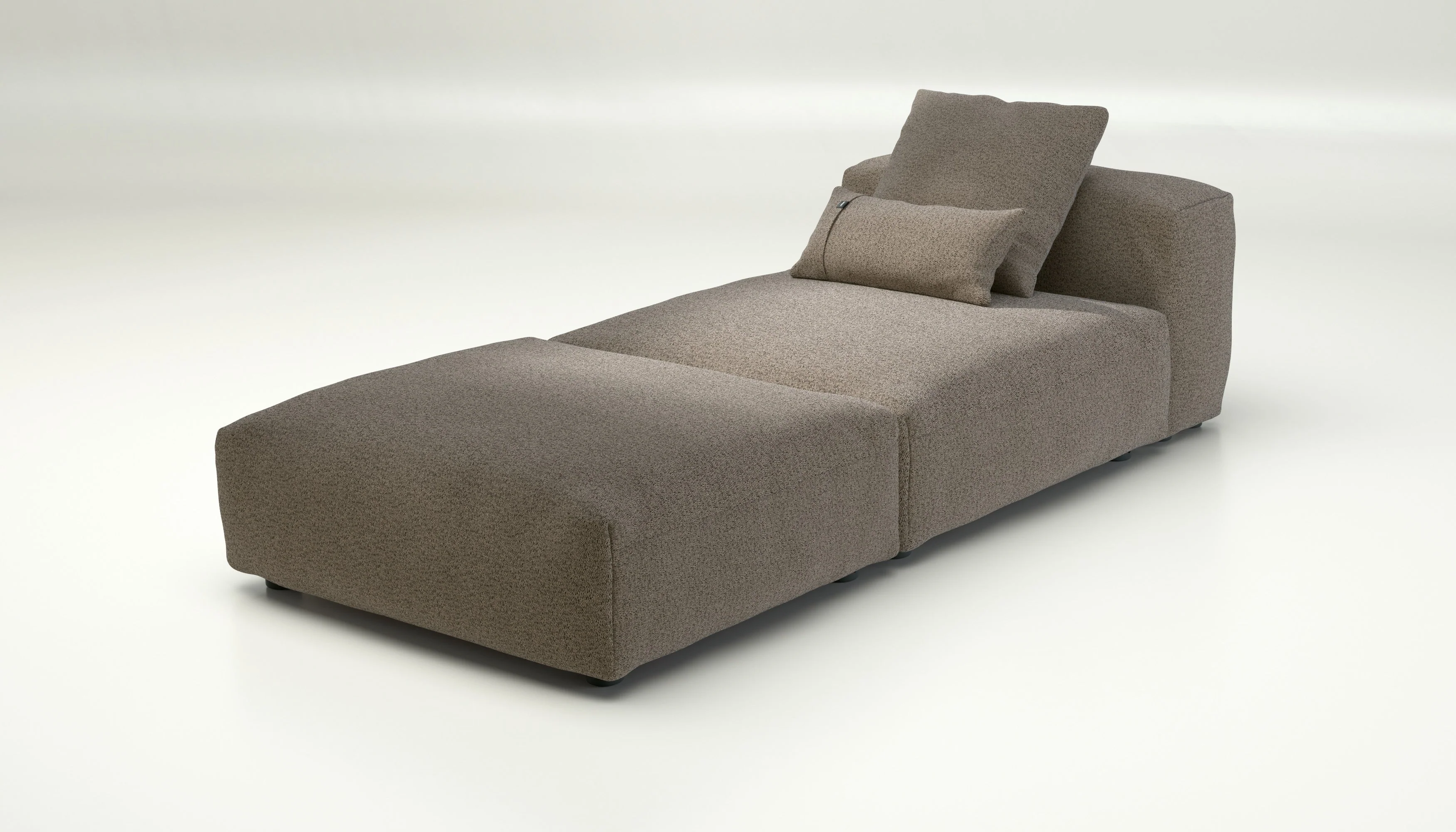 vetsak | Sofa Set 07 - Sun Lounger - Loop Loop - Taupe | Modulares Sofa | 2 Sitzer | Daybed | Chaiselounge - Image 3