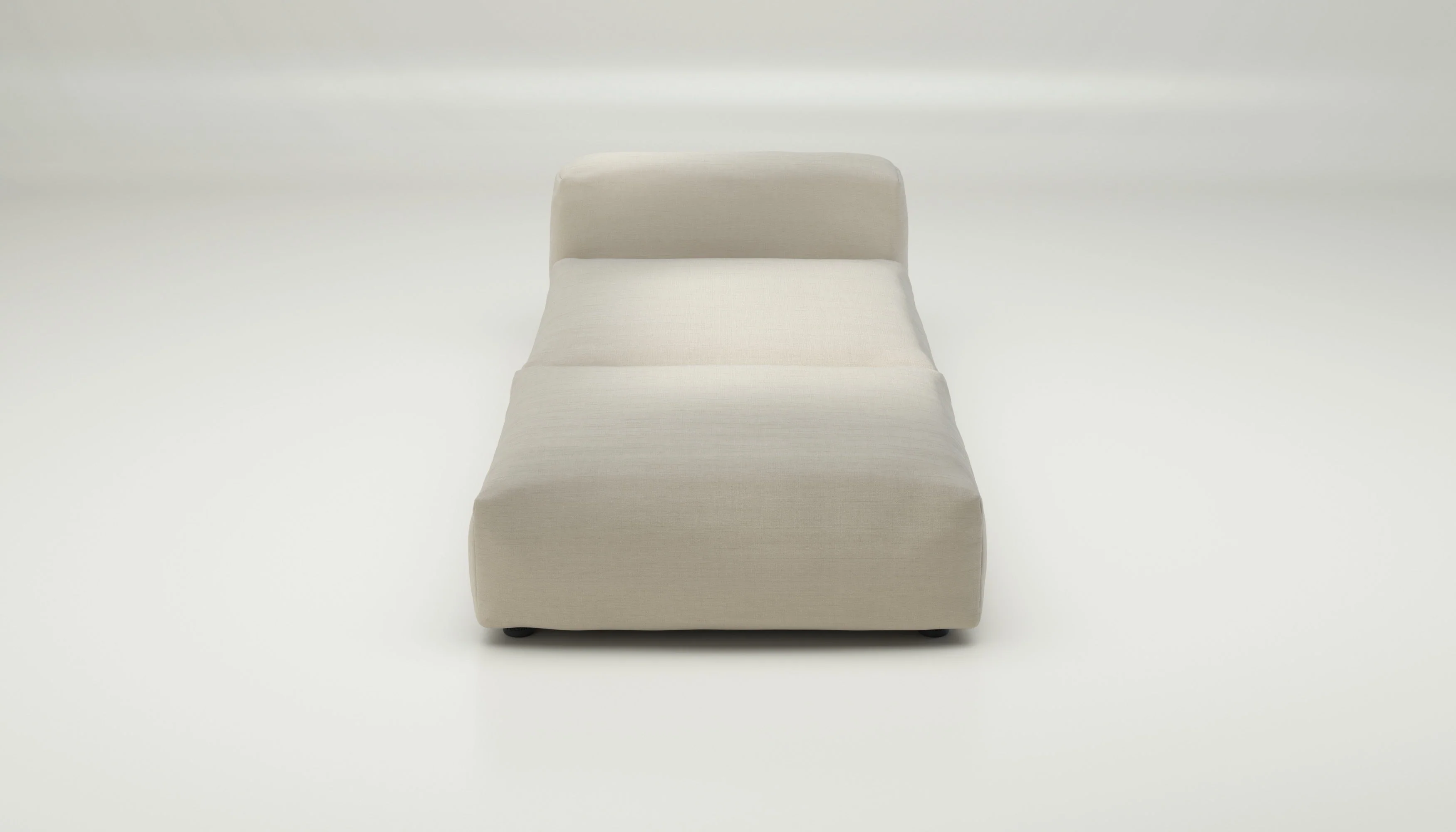vetsak | Sofa Set 07 - Sun Lounger - Pique - Beige | Modular Sofa | 2 Seater | Daybed | Chaiselounge - Image 2