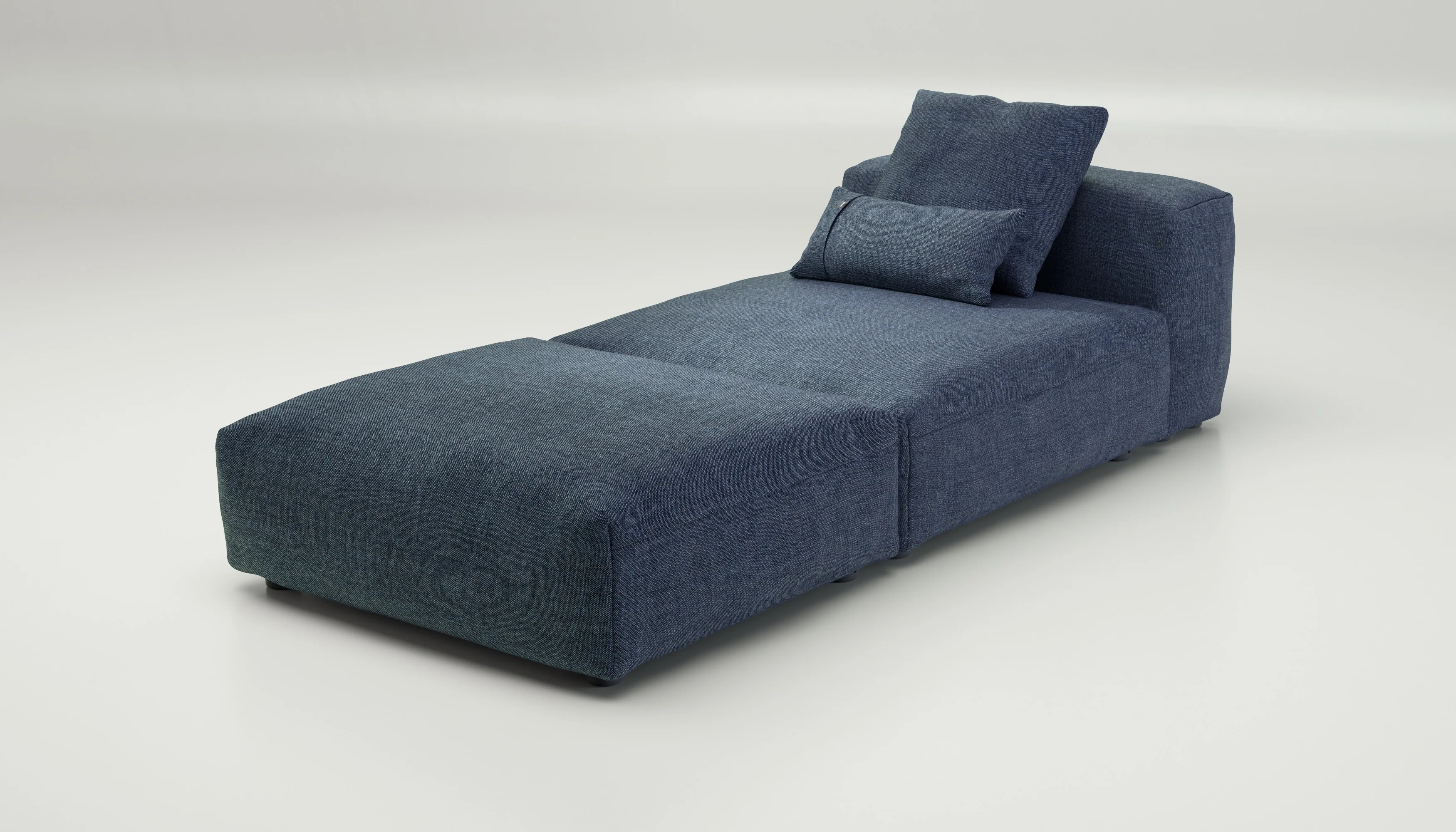 vetsak | Sofa Set 07 - Sun Lounger - Pique - Dark Blue | Modular Sofa | 2 Seater | Daybed | Chaiselounge - Image 3