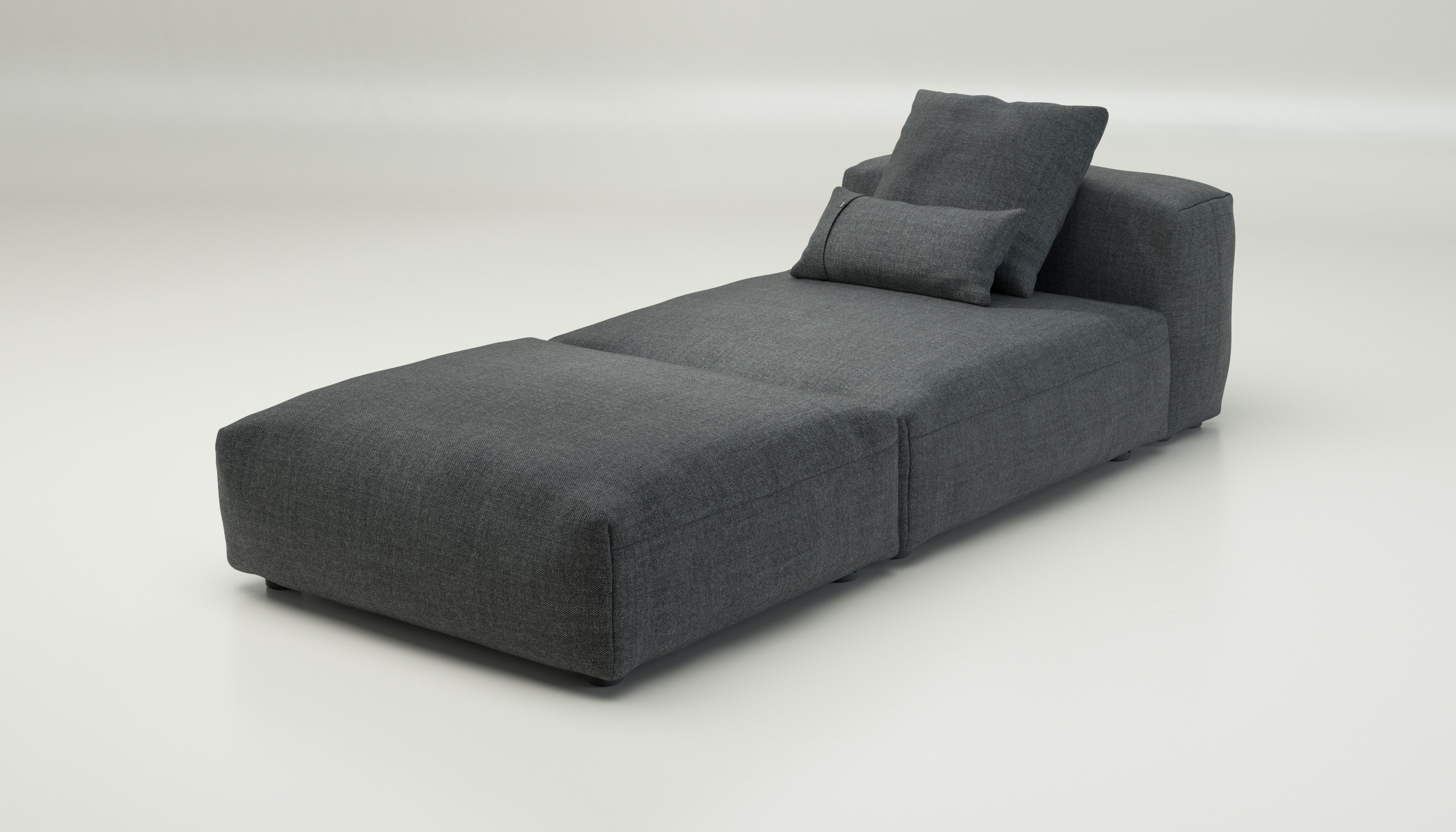 vetsak | Sofa Set 07 - Sun Lounger - Pique - Dark Grey | Modular Sofa | 2 Seater | Daybed | Chaiselounge - Image 3
