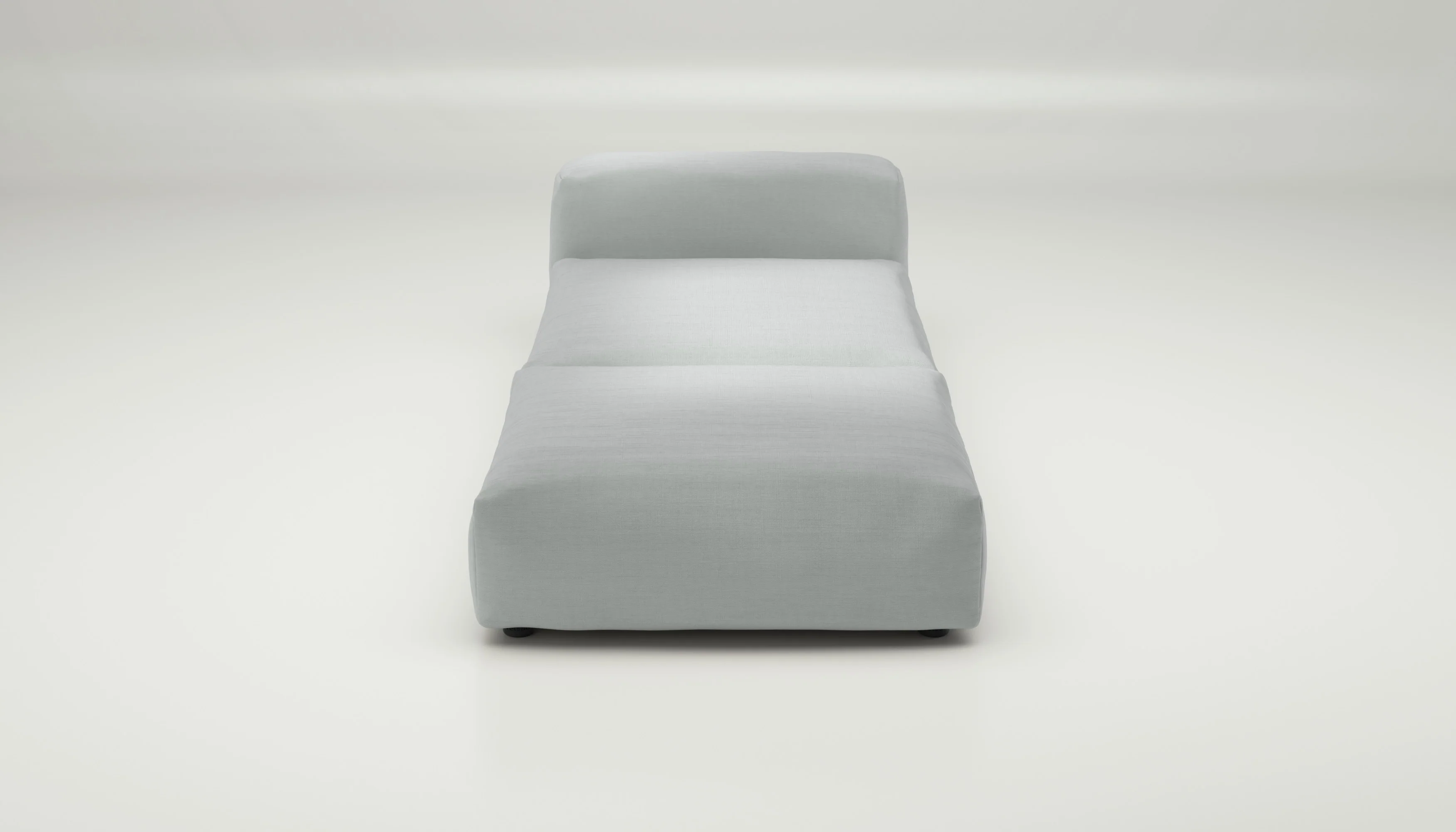 vetsak | Sofa Set 07 - Sun Lounger - Pique - Light Grey | Modular Sofa | 2 Seater | Daybed | Chaiselounge - Image 2
