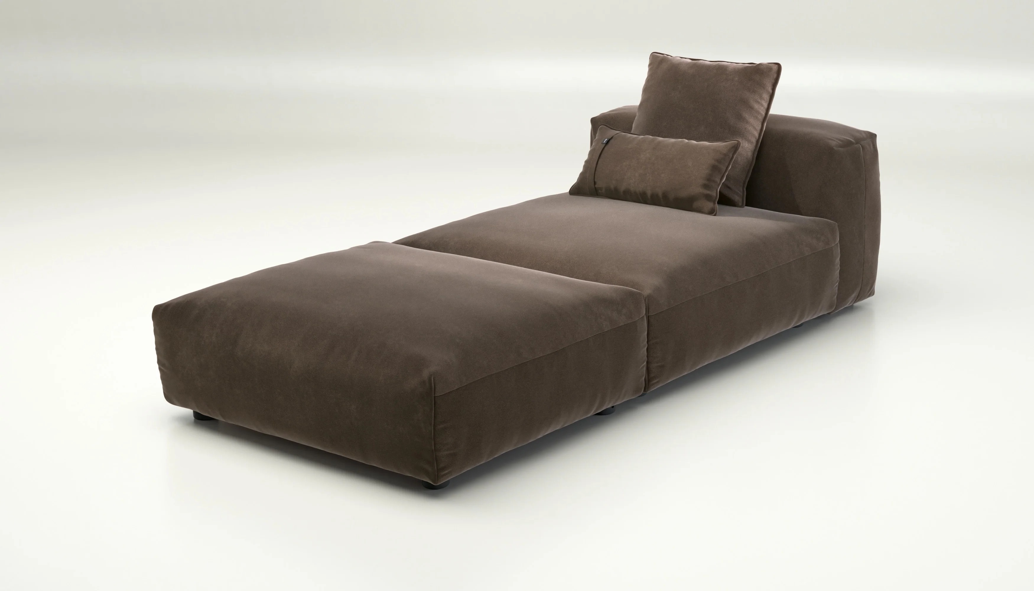vetsak | Sofa Set 07 - Sun Lounger - Suave - Espresso | Modulares Sofa | 2 Sitzer | Daybed | Chaiselounge - Image 3
