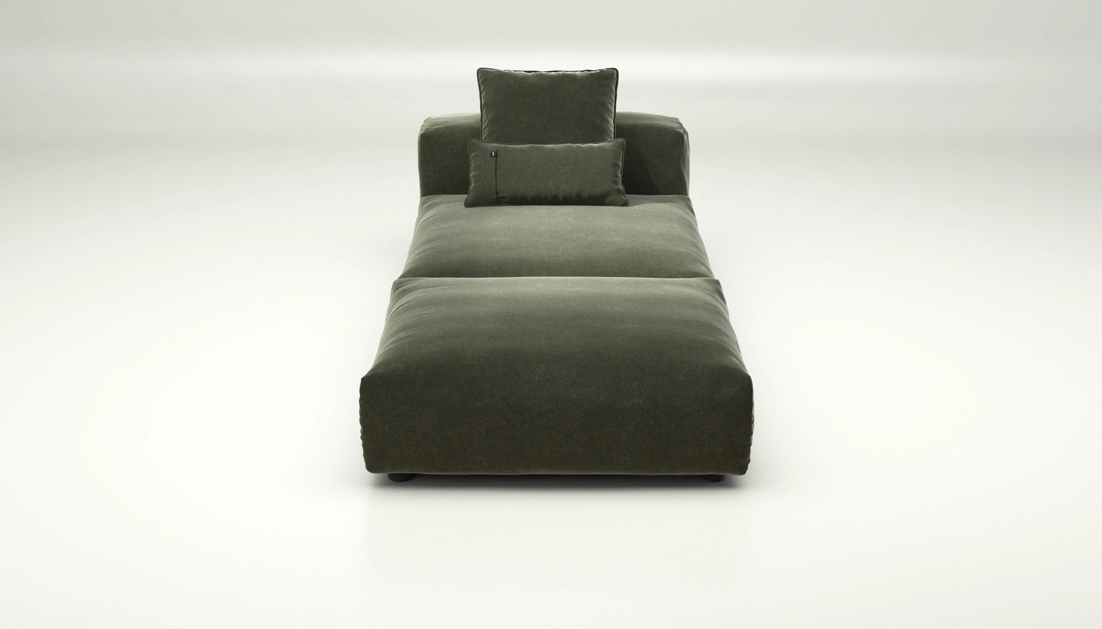 vetsak | Sofa Set 07 - Sun Lounger - Suave - Pine | Modulares Sofa | 2 Sitzer | Daybed | Chaiselounge