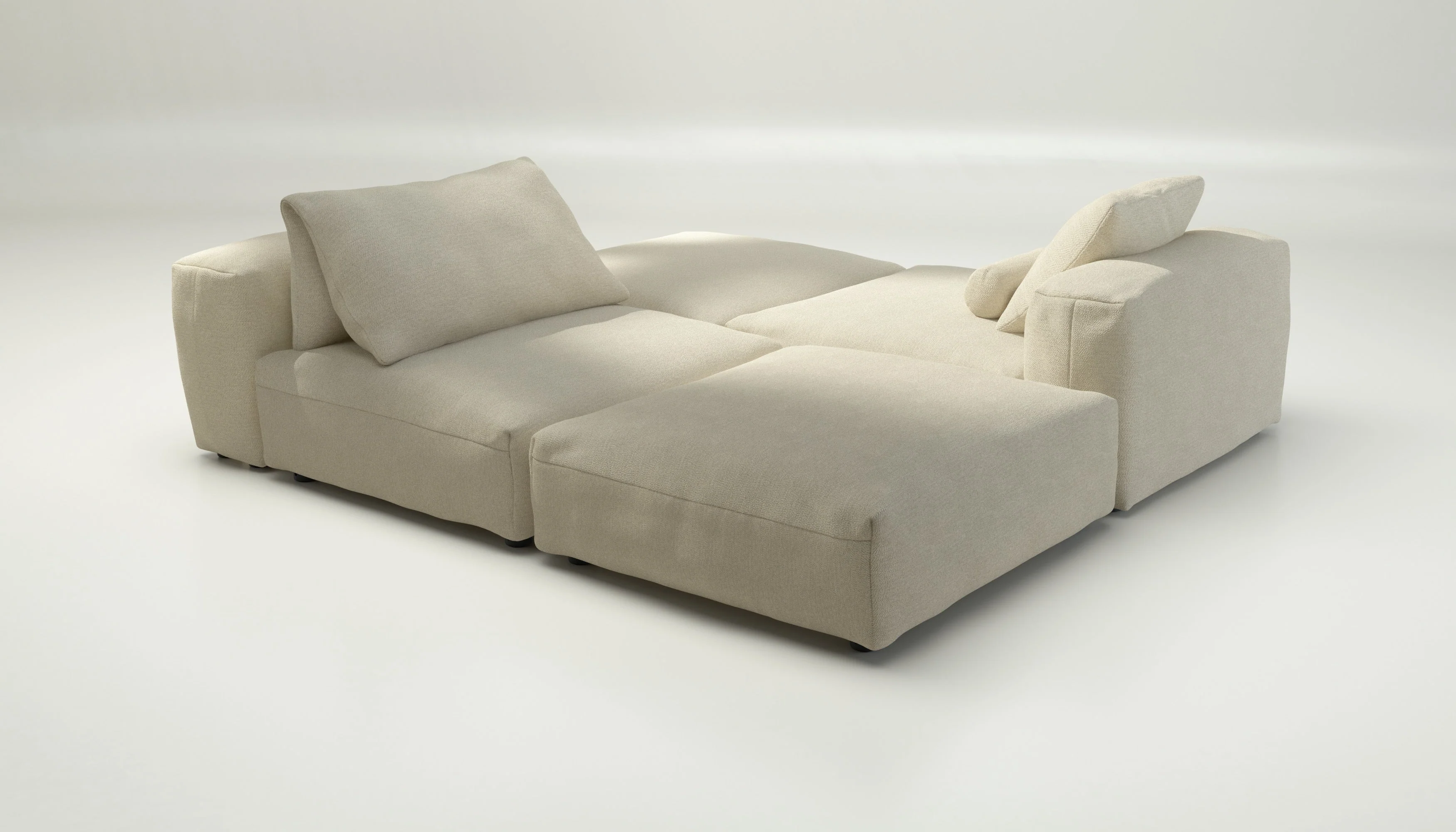 vetsak | Sofa Set 08 - Daybed - Loop Loop - Duna | Modulares Sofa | 6 Sitzer | Outdoor Island | Double lounger - Image 3