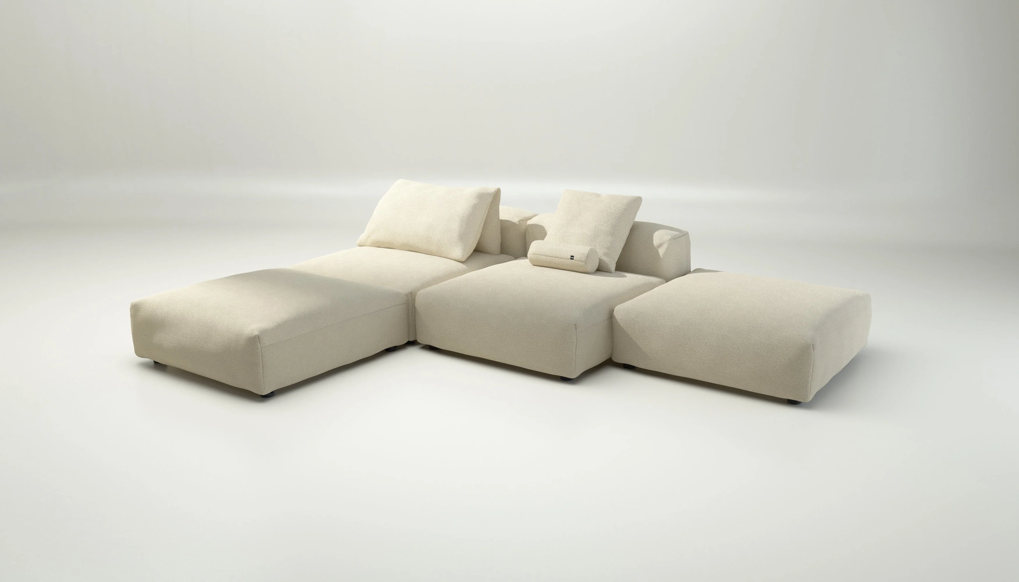 vetsak | Sofa Set 08 - Daybed - Loop Loop - Duna | Modulares Sofa | 6 Sitzer | Outdoor Island | Double lounger - Image 4
