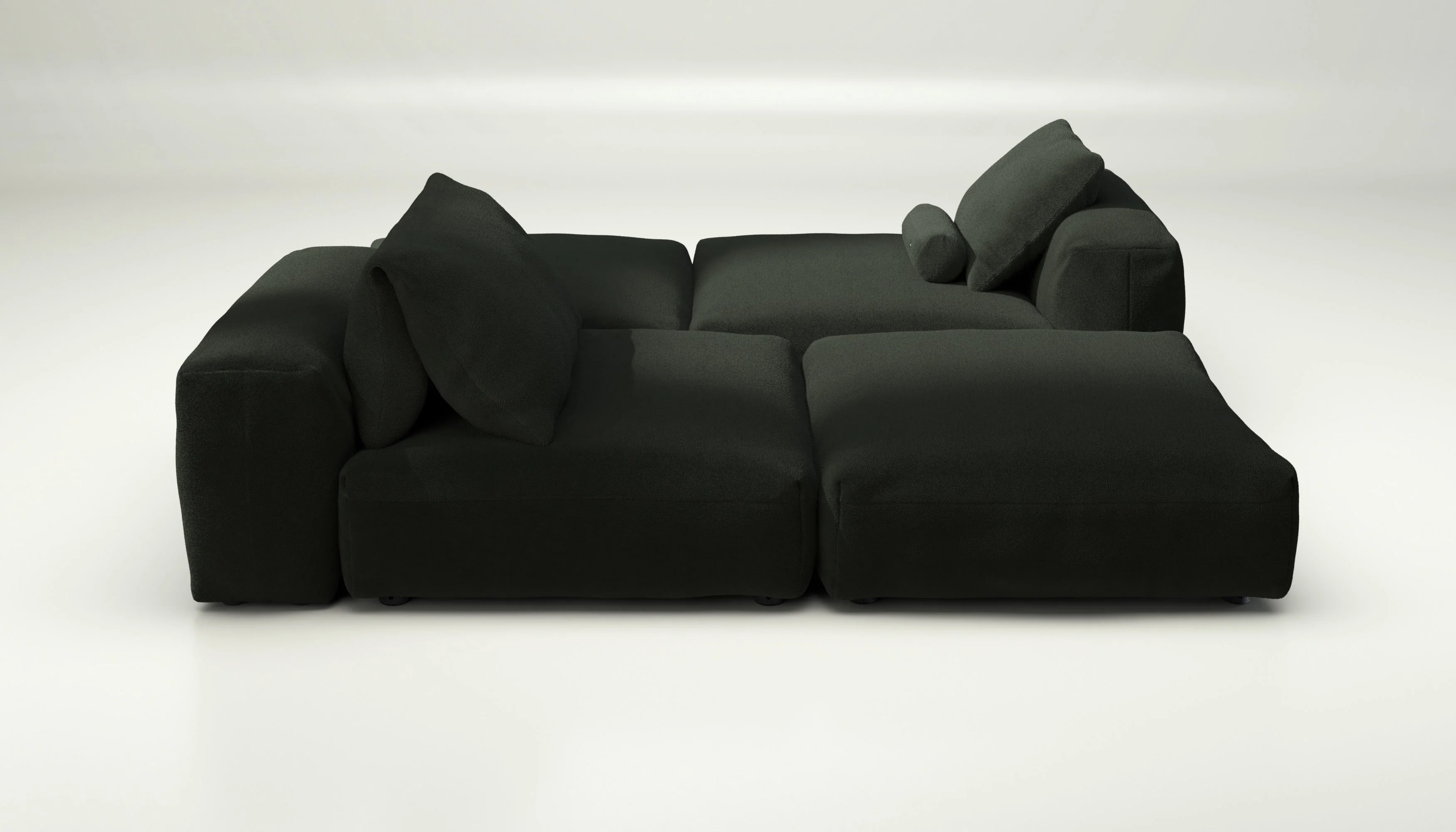 vetsak | Sofa Set 08 - Daybed - Loop Loop - Mousse | Modulares Sofa | 6 Sitzer | Outdoor Island | Double lounger