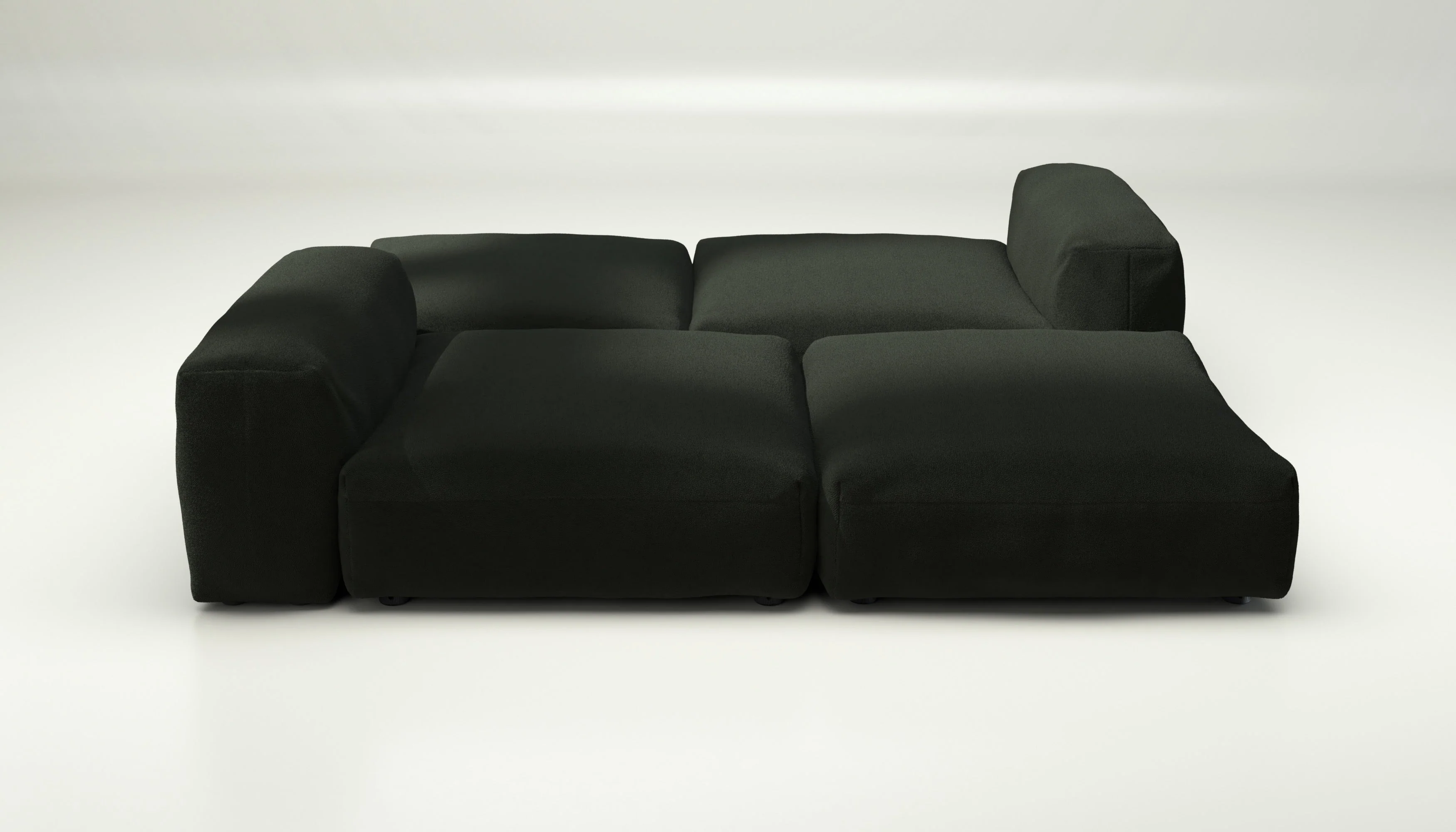 vetsak | Sofa Set 08 - Daybed - Loop Loop - Mousse | Modulares Sofa | 6 Sitzer | Outdoor Island | Double lounger - Image 2