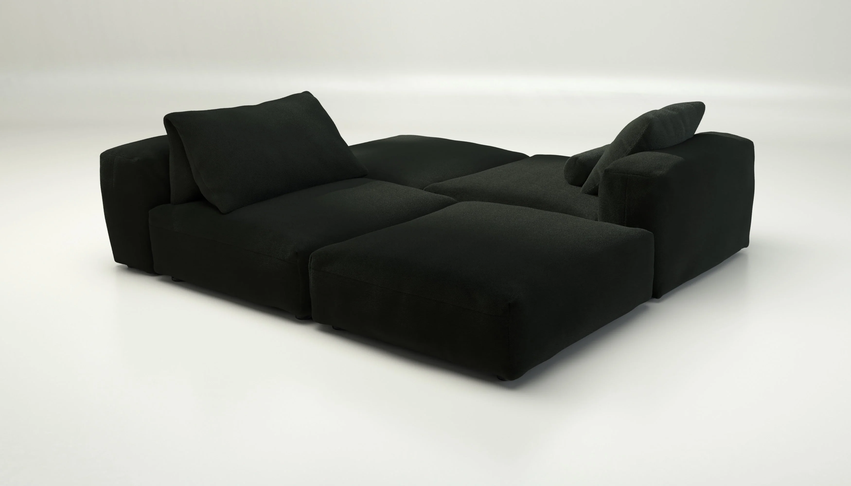vetsak | Sofa Set 08 - Daybed - Loop Loop - Mousse | Modulares Sofa | 6 Sitzer | Outdoor Island | Double lounger - Image 3