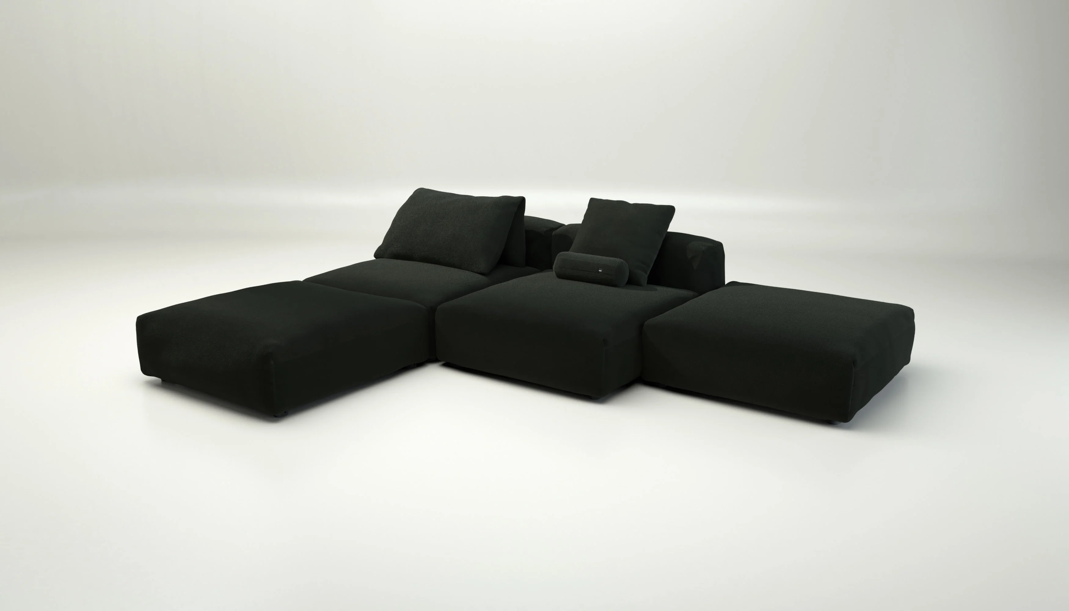 vetsak | Sofa Set 08 - Daybed - Loop Loop - Mousse | Modulares Sofa | 6 Sitzer | Outdoor Island | Double lounger - Image 4