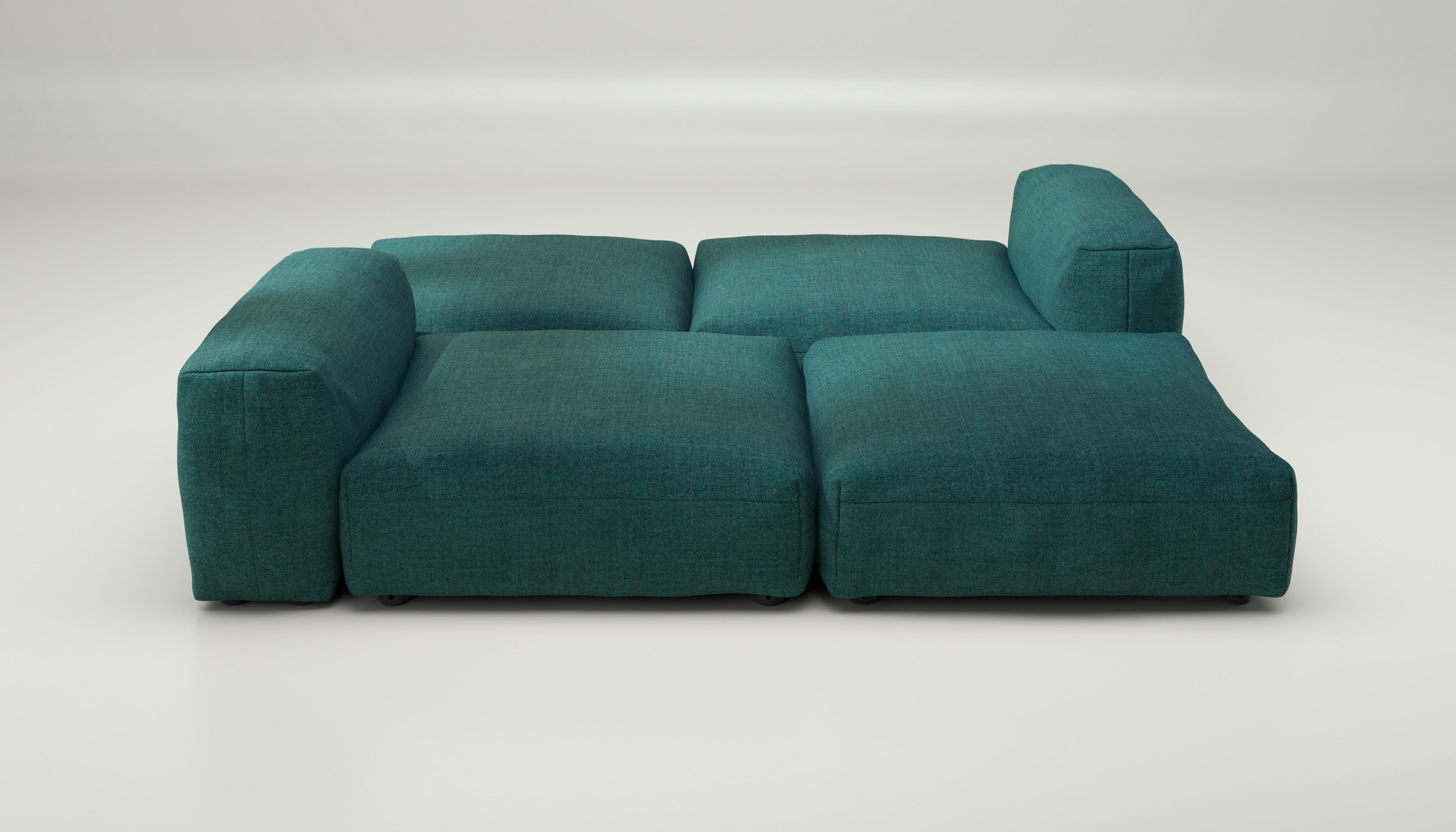 vetsak | Sofa Set 08 - Daybed - Pique - Cedar | Modular Sofa | 6 Seater | Outdoor Island | Double lounger - Image 2