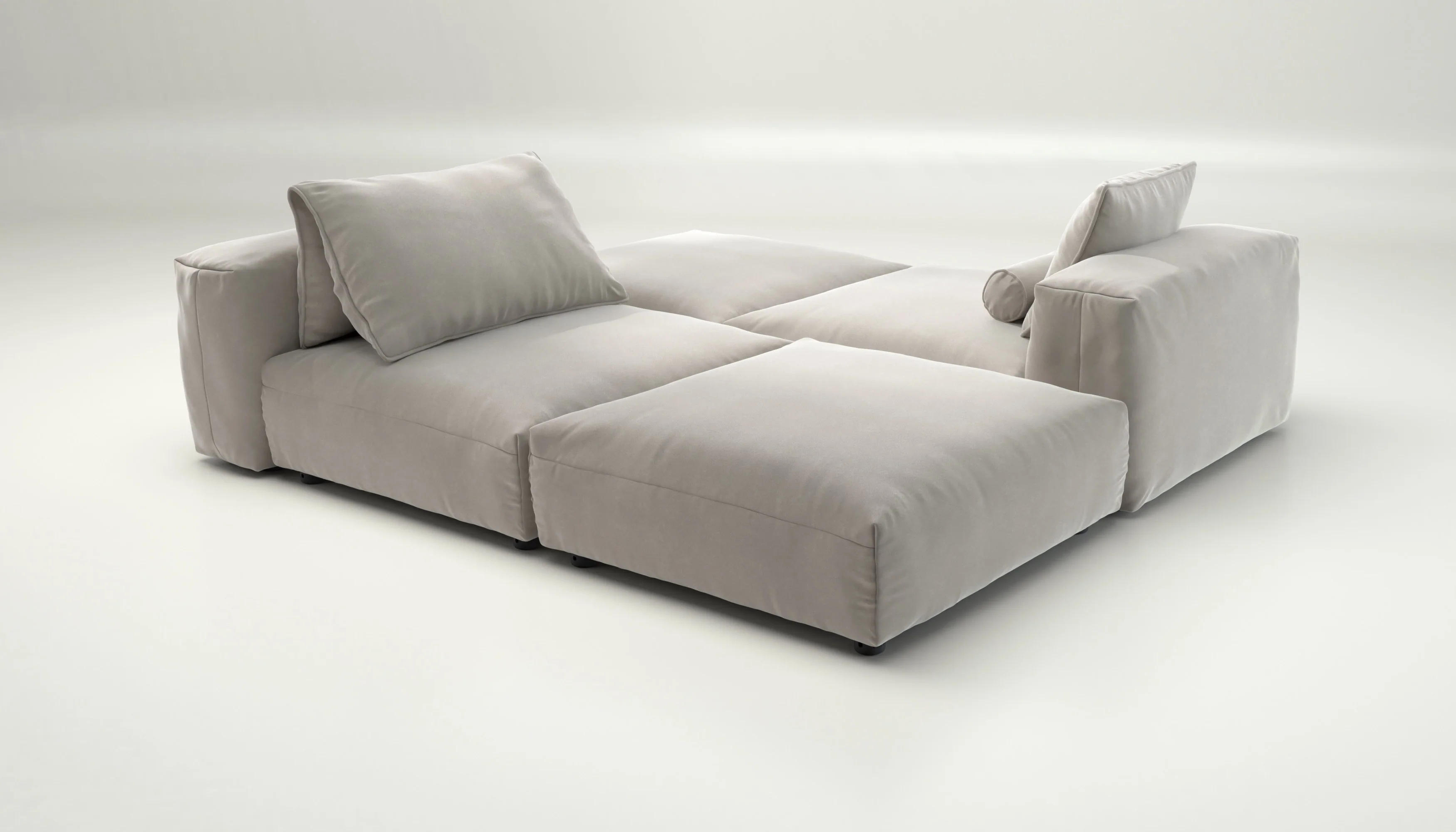 vetsak | Sofa Set 08 - Daybed - Suave - Clay | Modulares Sofa | 6 Sitzer | Outdoor Island | Double lounger - Image 3