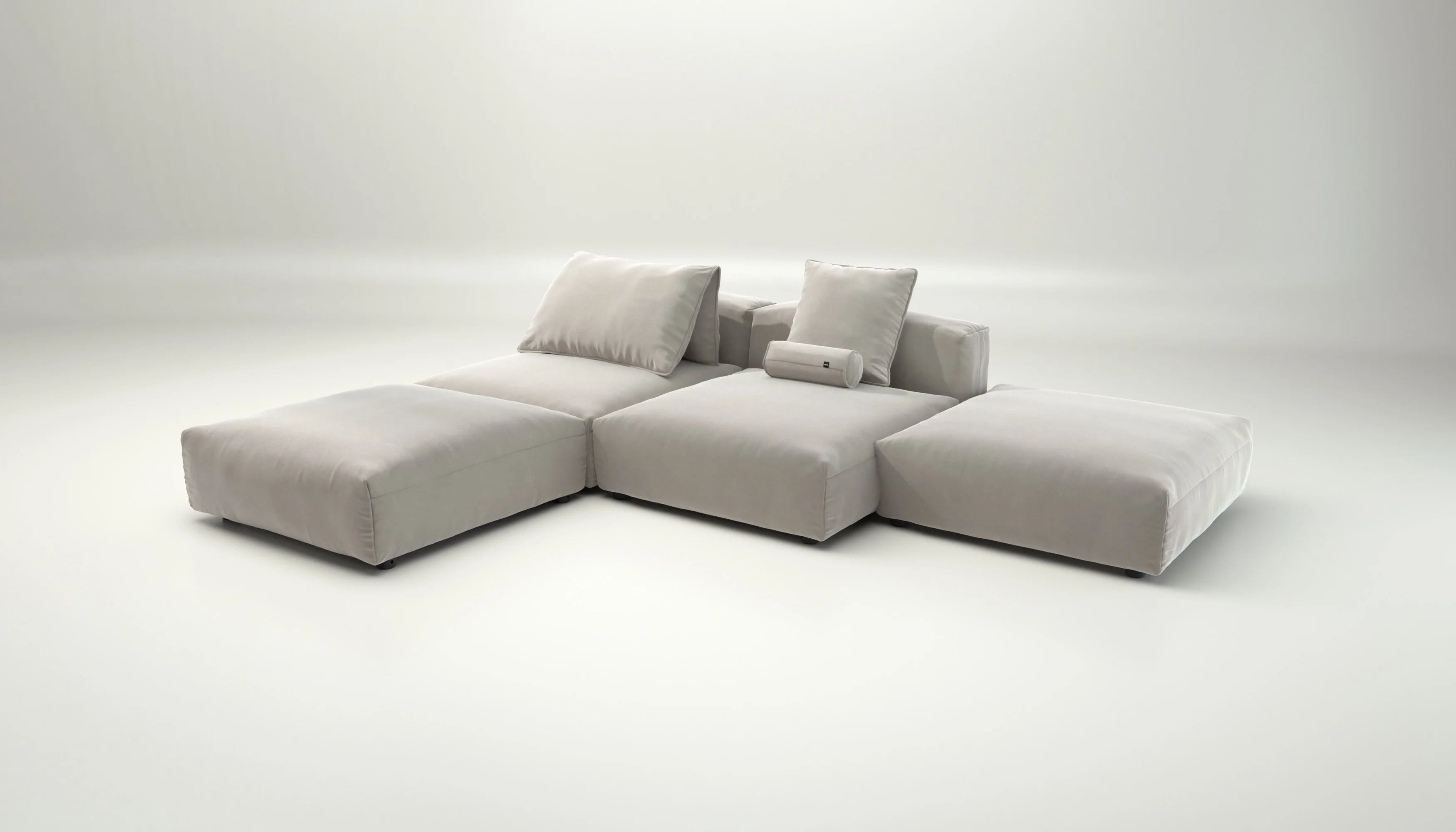 vetsak | Sofa Set 08 - Daybed - Suave - Clay | Modulares Sofa | 6 Sitzer | Outdoor Island | Double lounger - Image 4