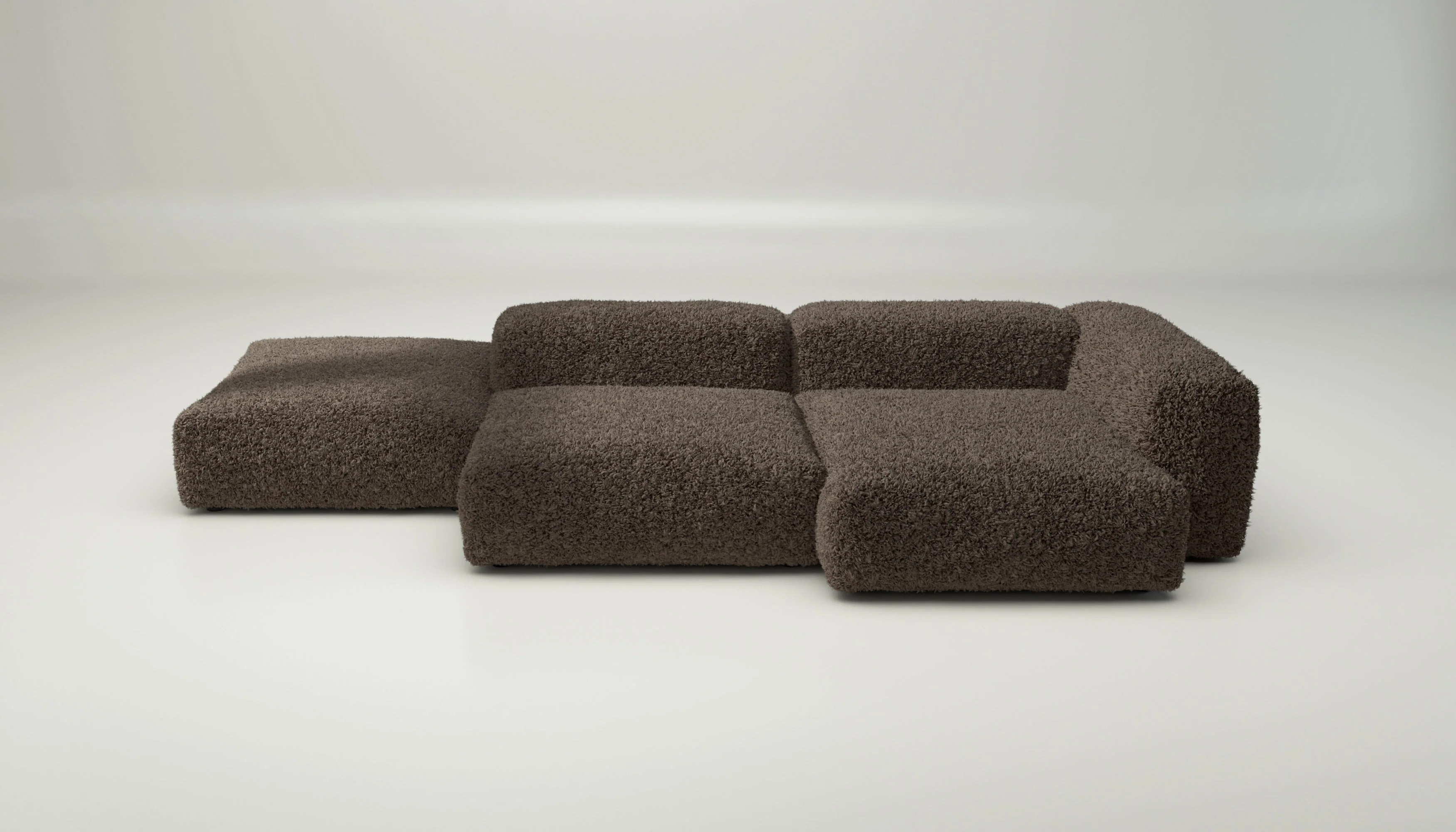vetsak | Sofa Set 09 - The Island - Doodle - Cacao | Modulares Sofa | 7 Sitzer | Sofa Island - Image 2