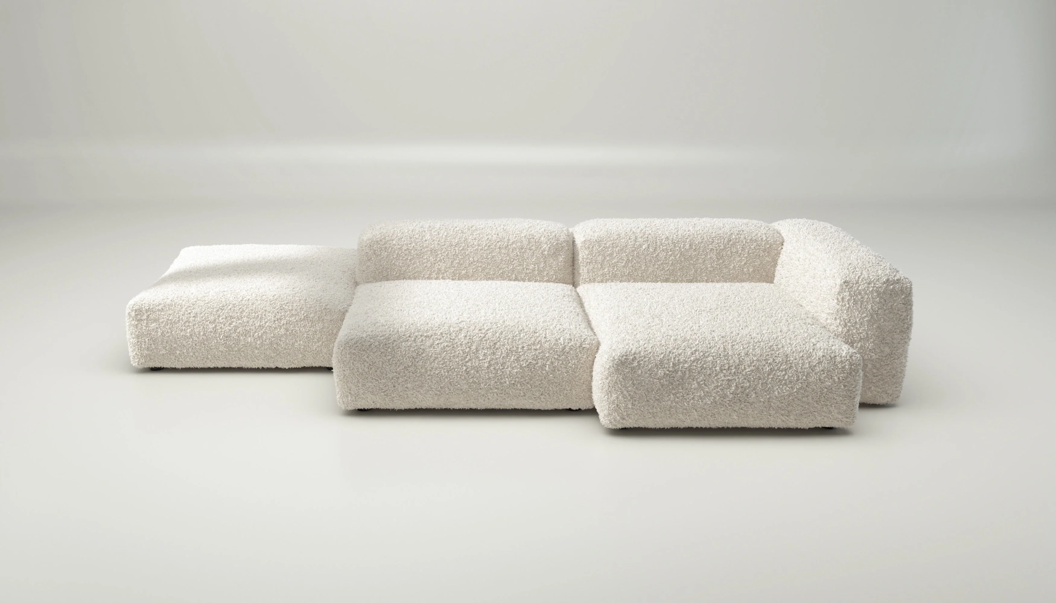 vetsak | Sofa Set 09 - The Island - Doodle - Creme | Modulares Sofa | 7 Sitzer | Sofa Island - Image 2