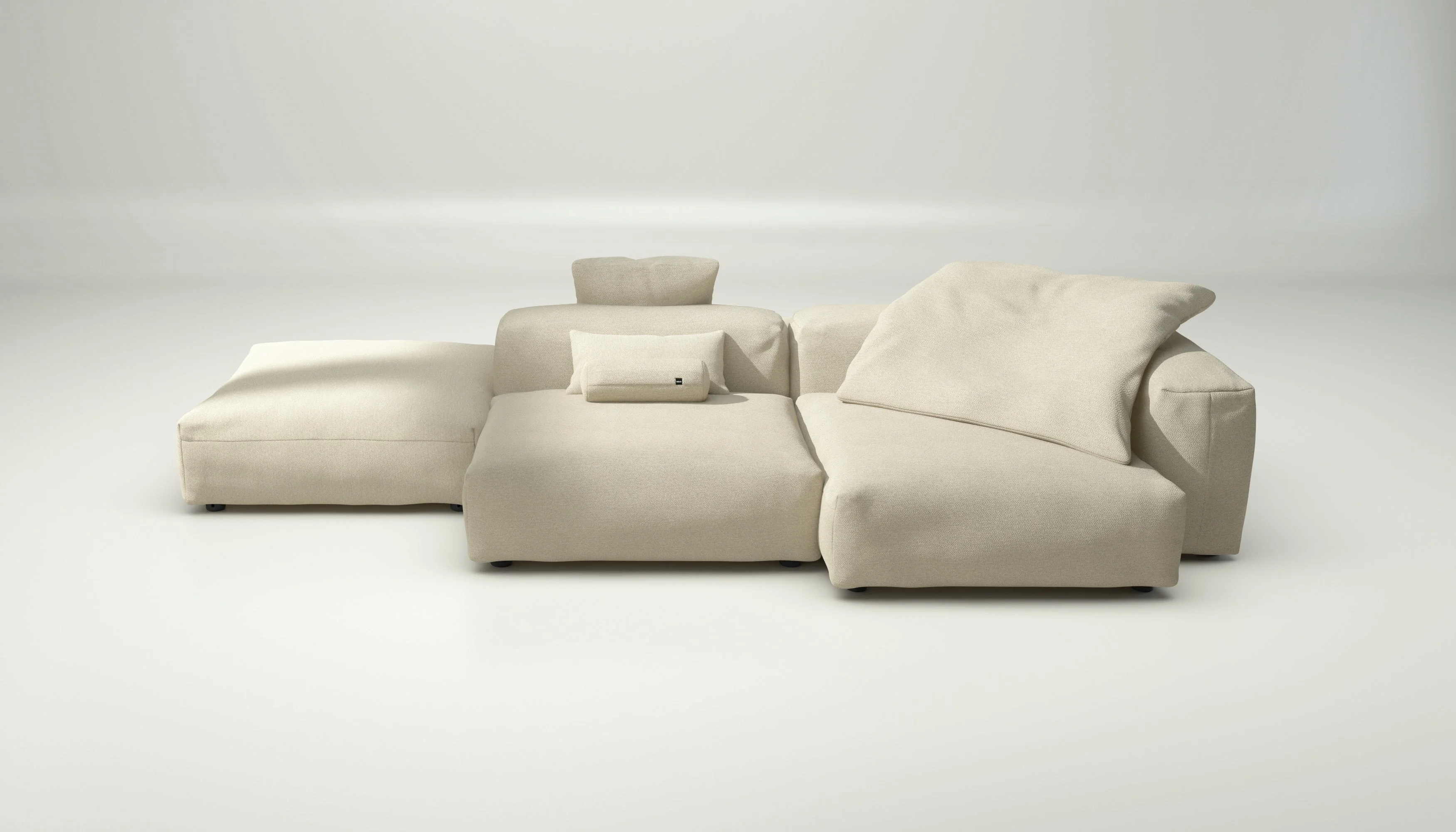 vetsak | Sofa Set 09 - The Island - Loop Loop - Duna | Modulares Sofa | 7 Sitzer | Sofa Island