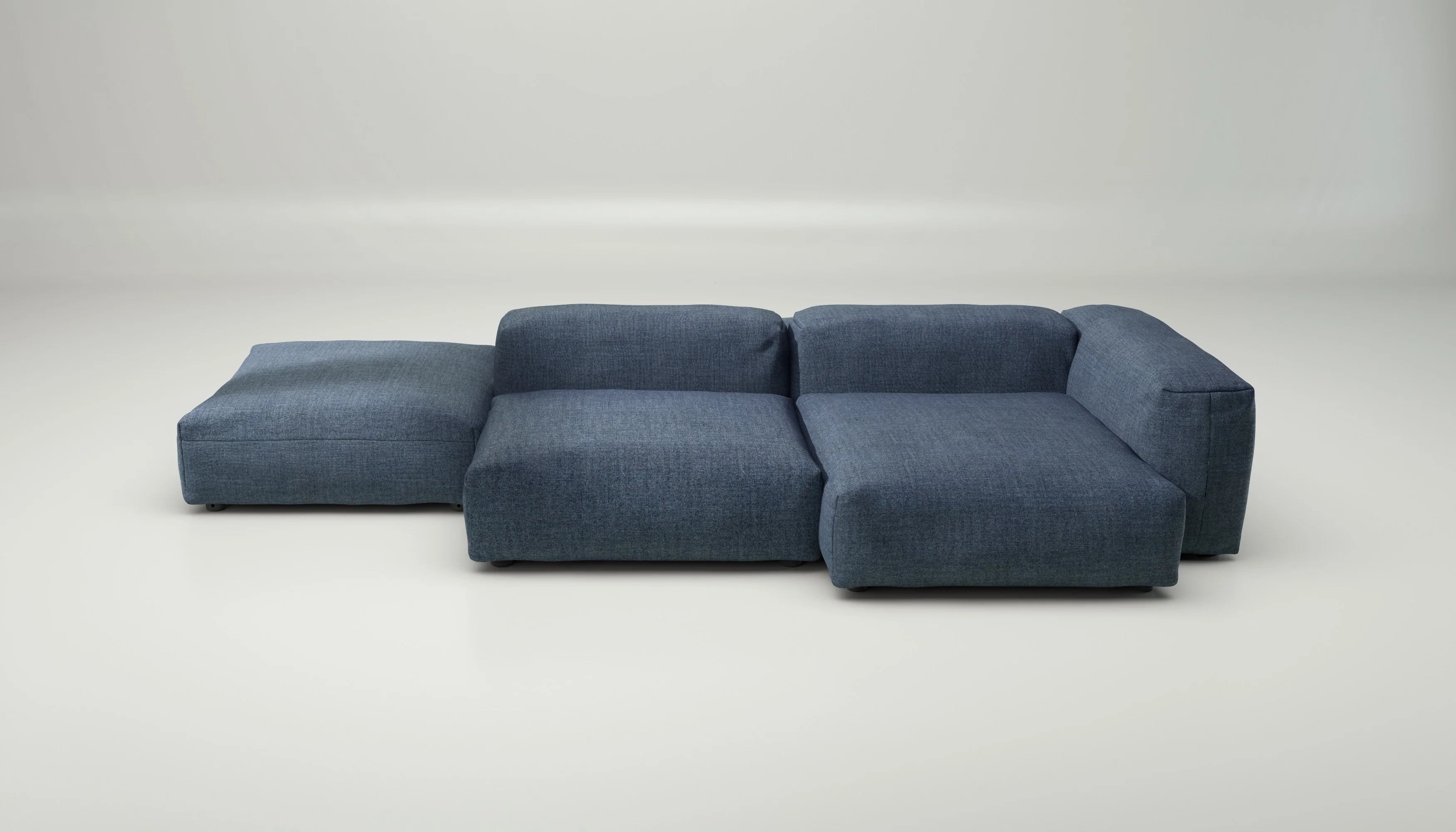vetsak | Sofa Set 09 - The Island - Pique - Dark Blue | Modular Sofa | 7 Seater | Sofa Island - Image 2