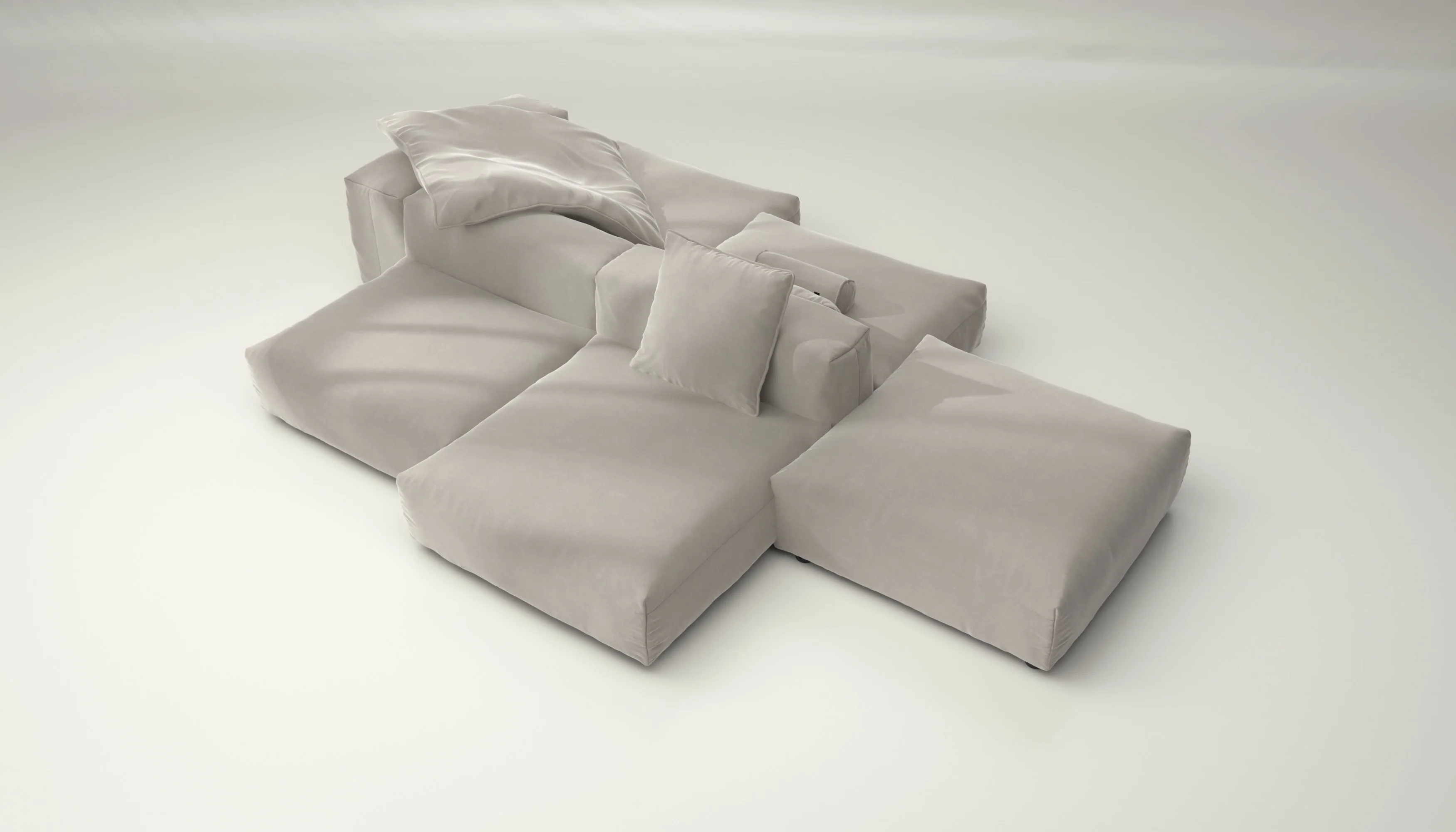 vetsak | Sofa Set 09 - The Island - Suave - Clay | Modulares Sofa | 7 Sitzer | Sofa Island - Image 3
