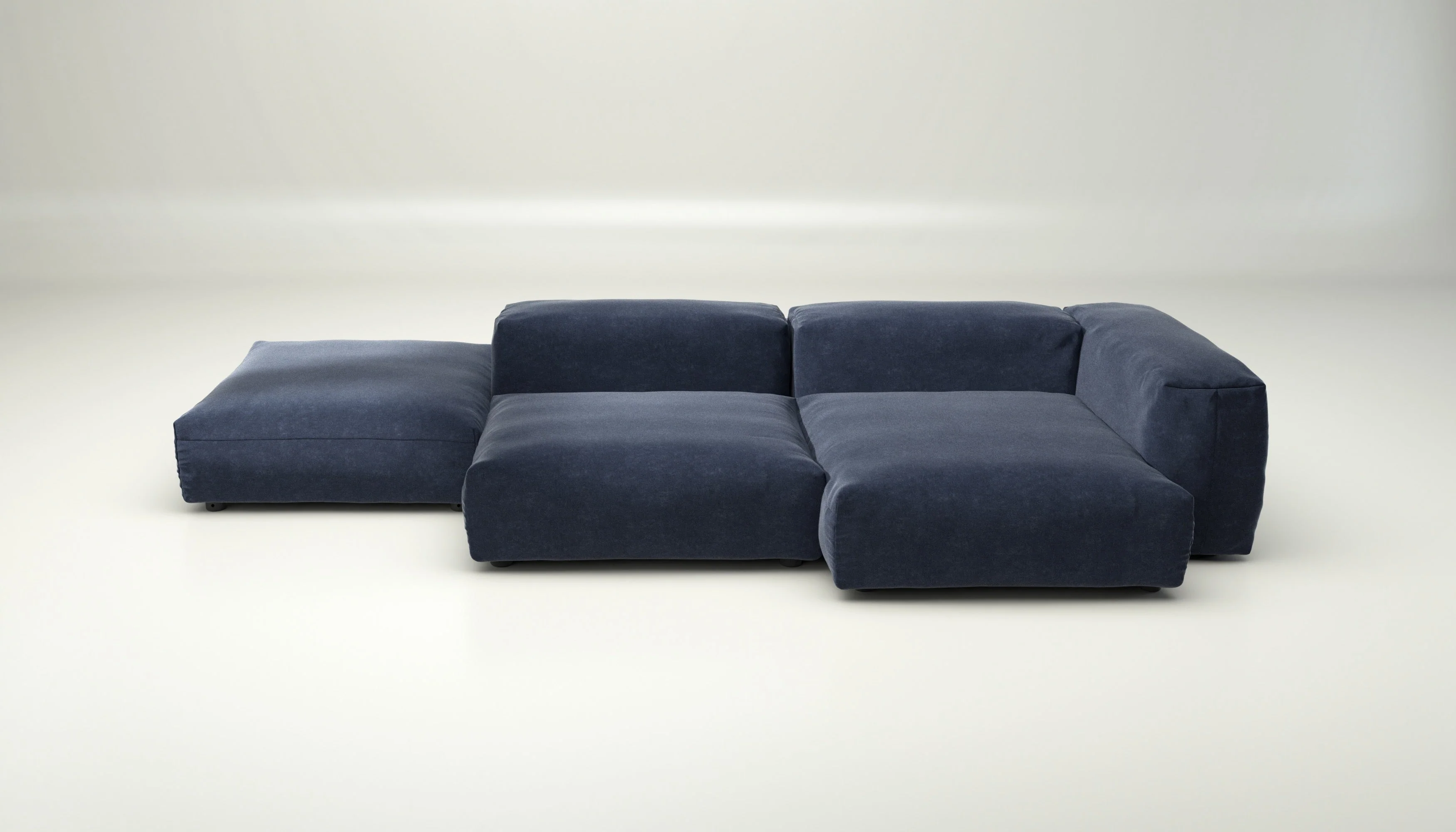 vetsak | Sofa Set 09 - The Island - Suave - Navy | Modulares Sofa | 7 Sitzer | Sofa Island - Image 2