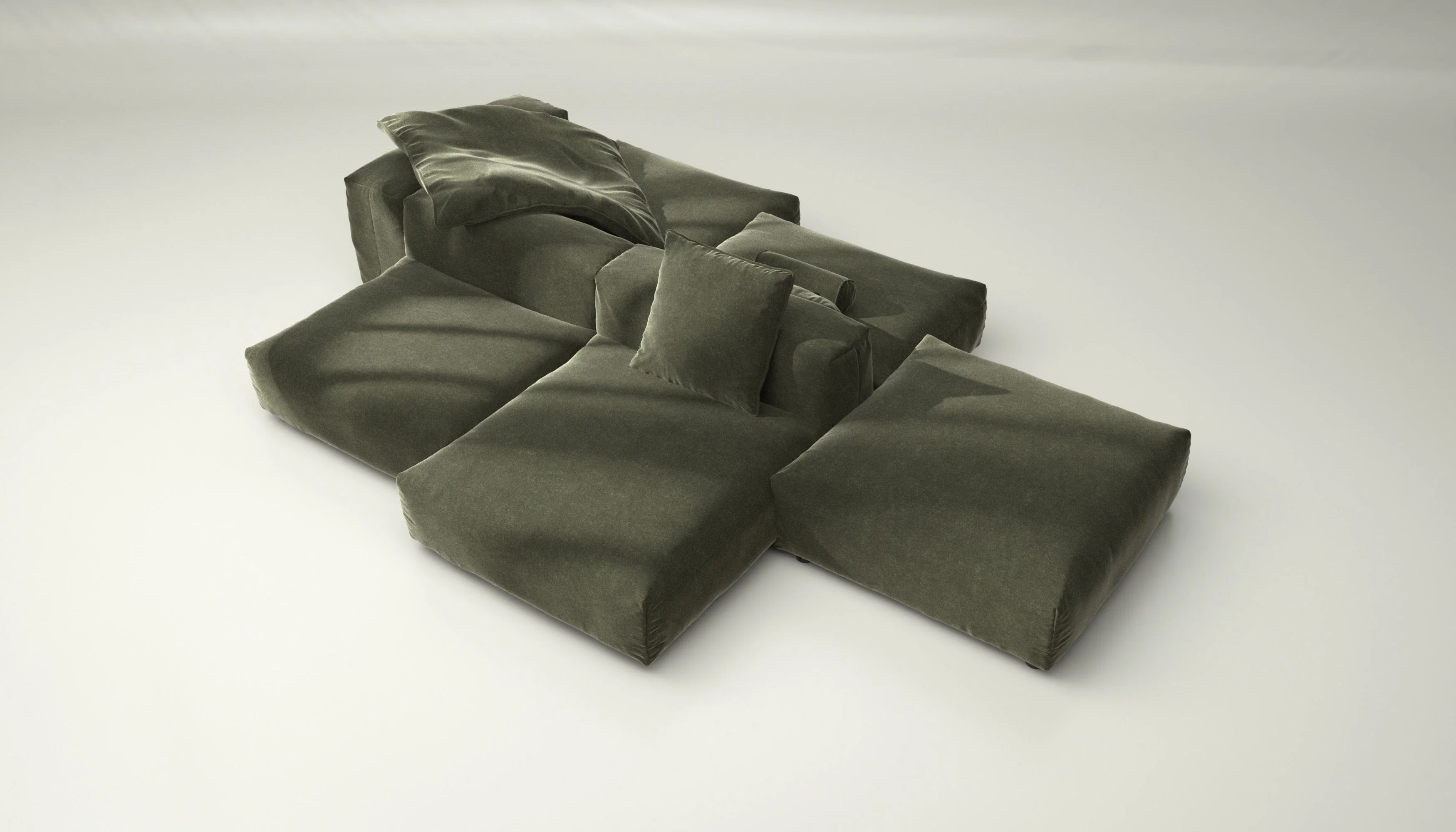 vetsak | Sofa Set 09 - The Island - Suave - Pine | Modulares Sofa | 7 Sitzer | Sofa Island - Image 3