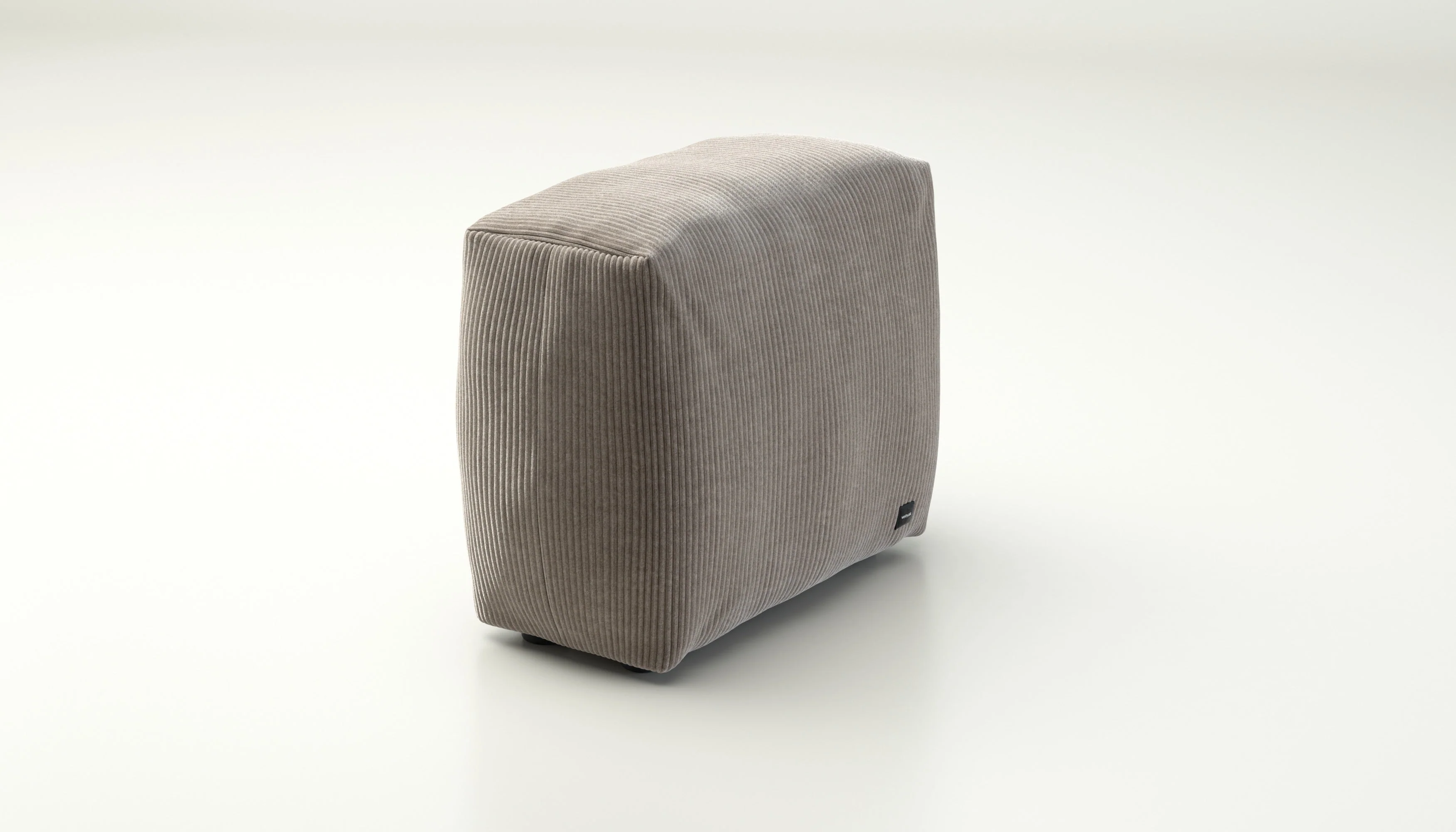 vetsak | Sofa Side Small - Cord Velour - Platinum