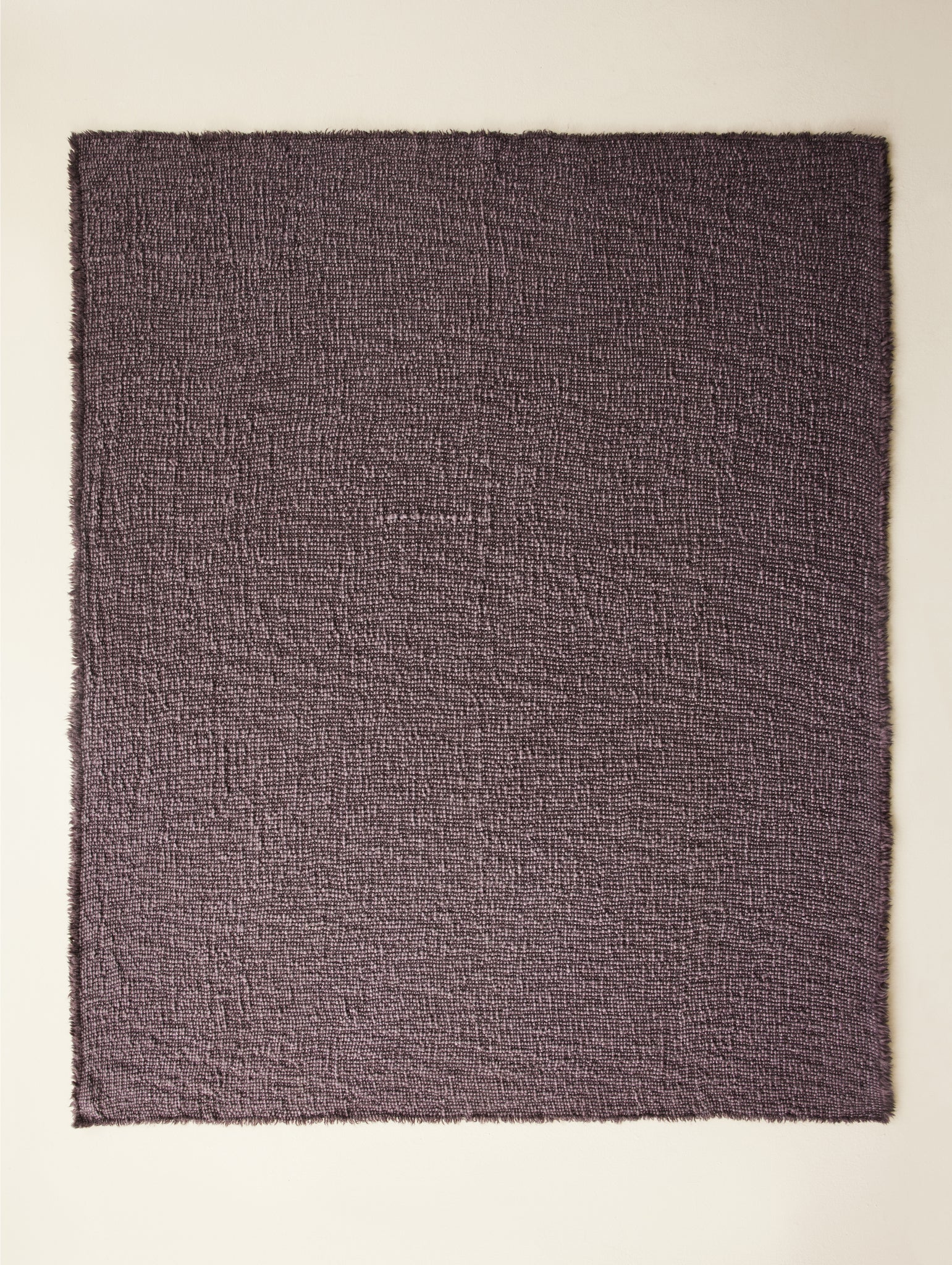 Blanket - Wooly - Plum - 180cm x 130cm - Image 6
